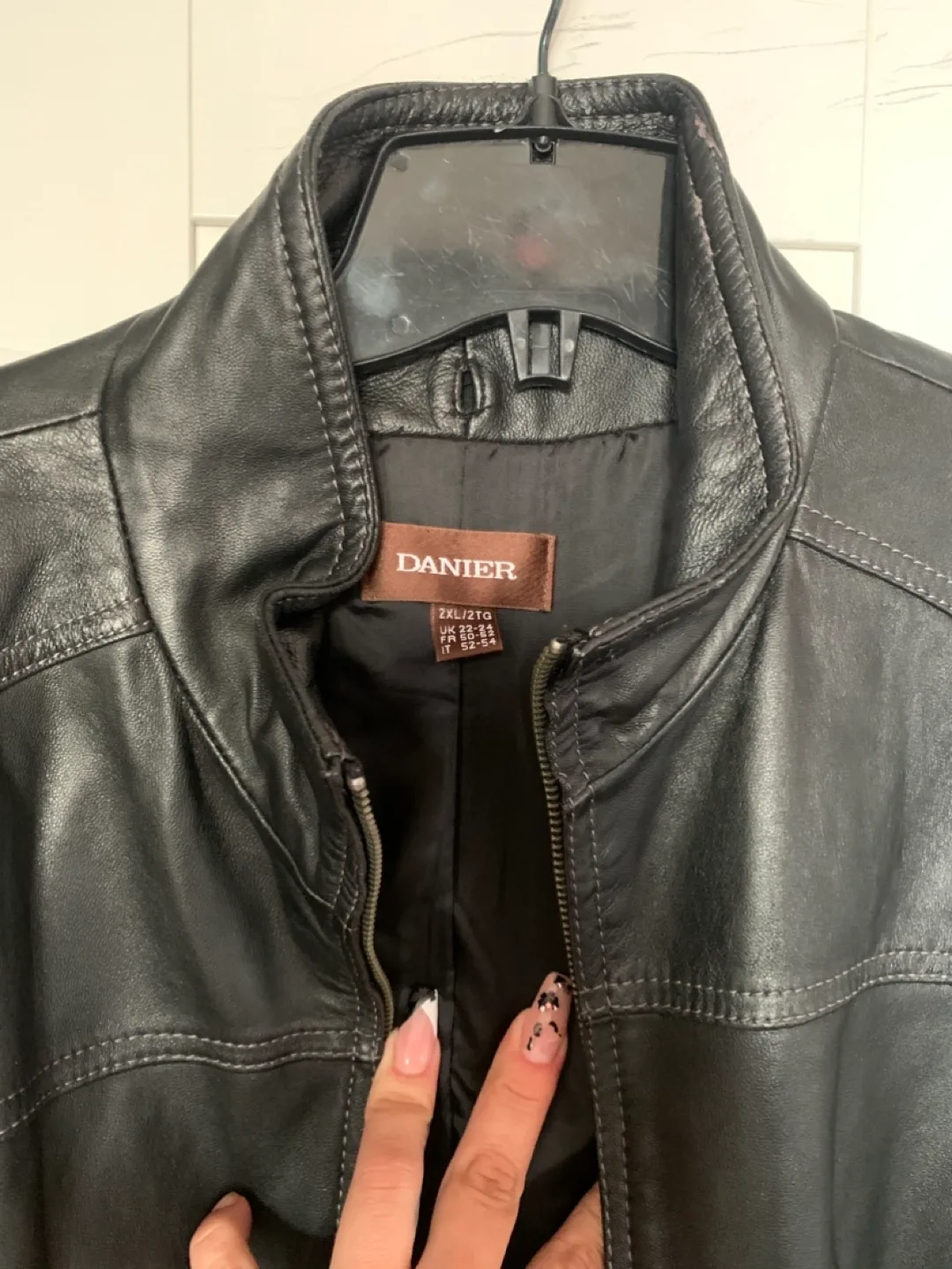 Danier Black Leather Jacket thumbnail