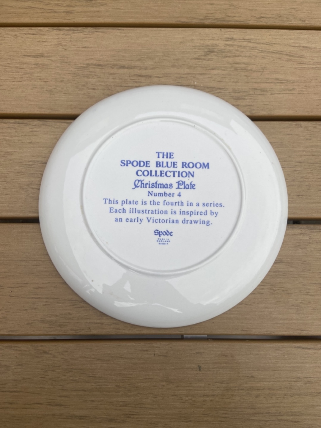 Fine China Spode Blue Room Collection Plate - photo 2