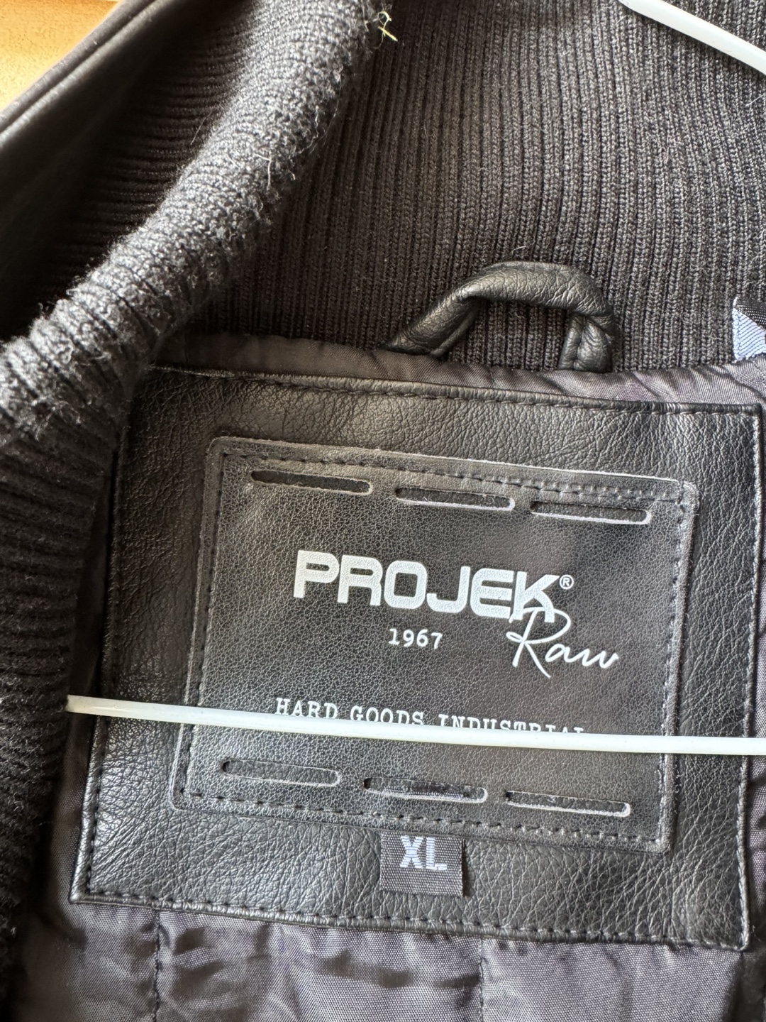 Projek Raw Black Faux Leather Jacket - XL - photo 2