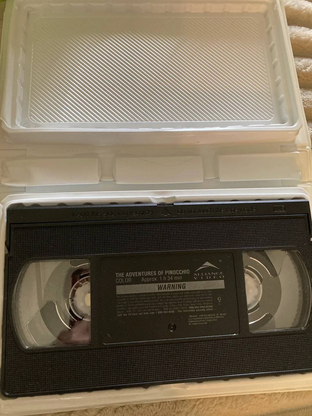 The Adventures of Pinocchio VHS Tape image indicator(3)