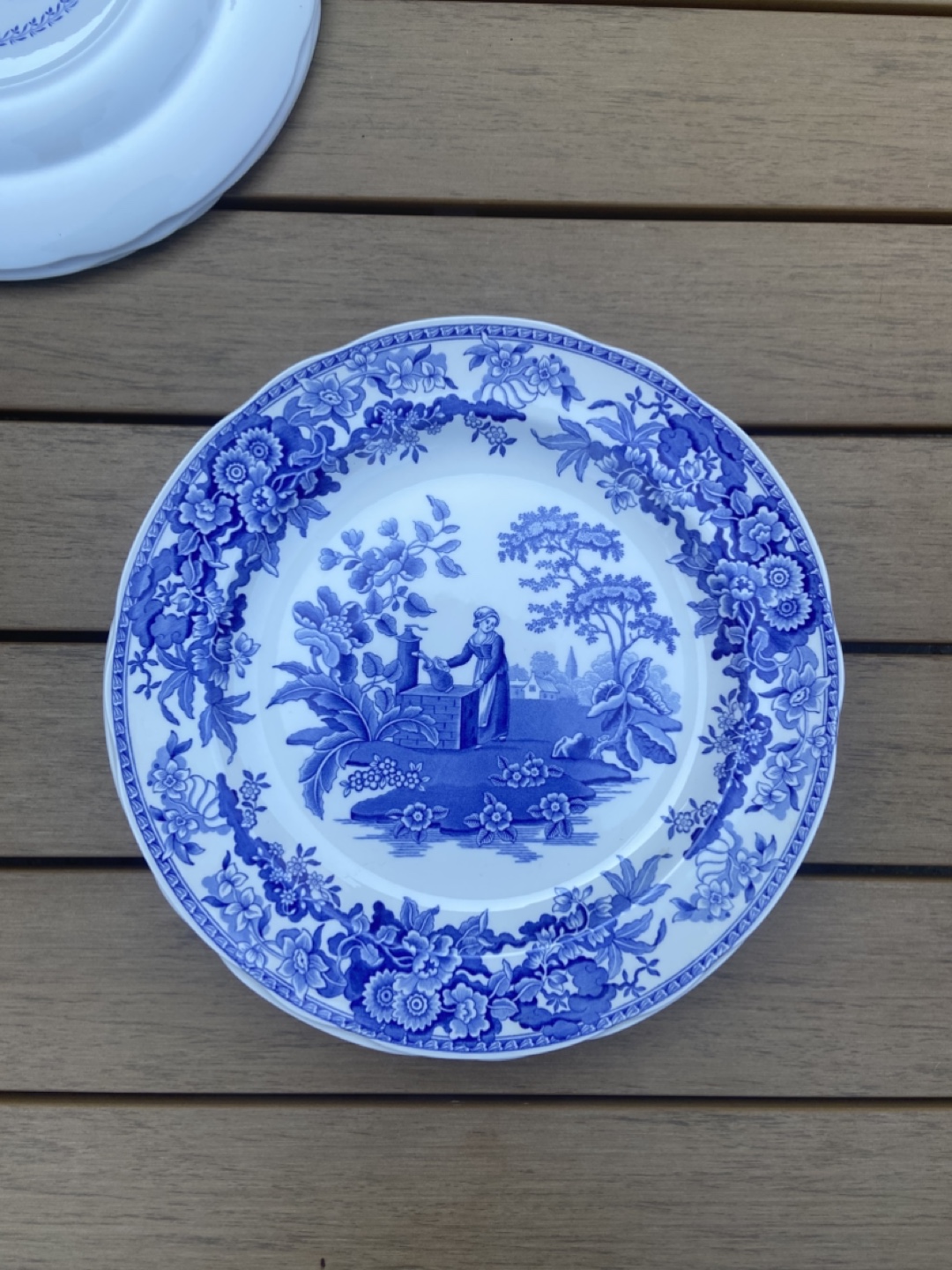10 Fine China Spode Blue Room Dining Plates - photo 4