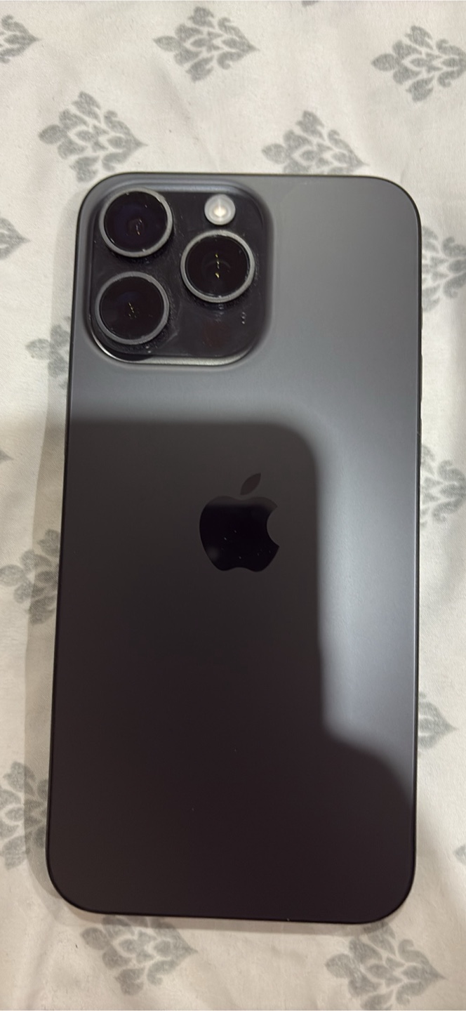 Apple iPhone 15 pro max 256 GB- Space Black