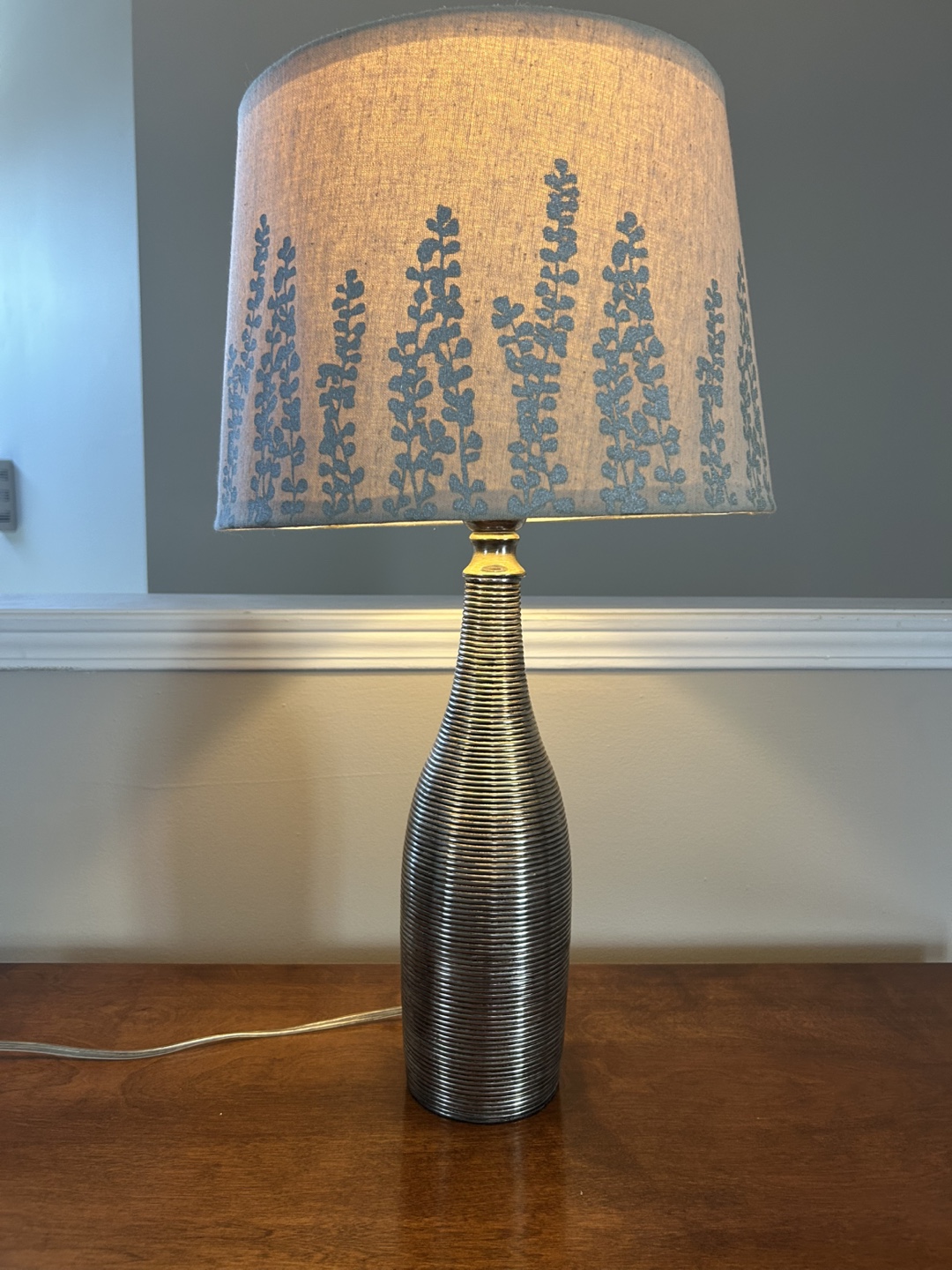 Silver Base Table Lamp 🥕 - photo 2
