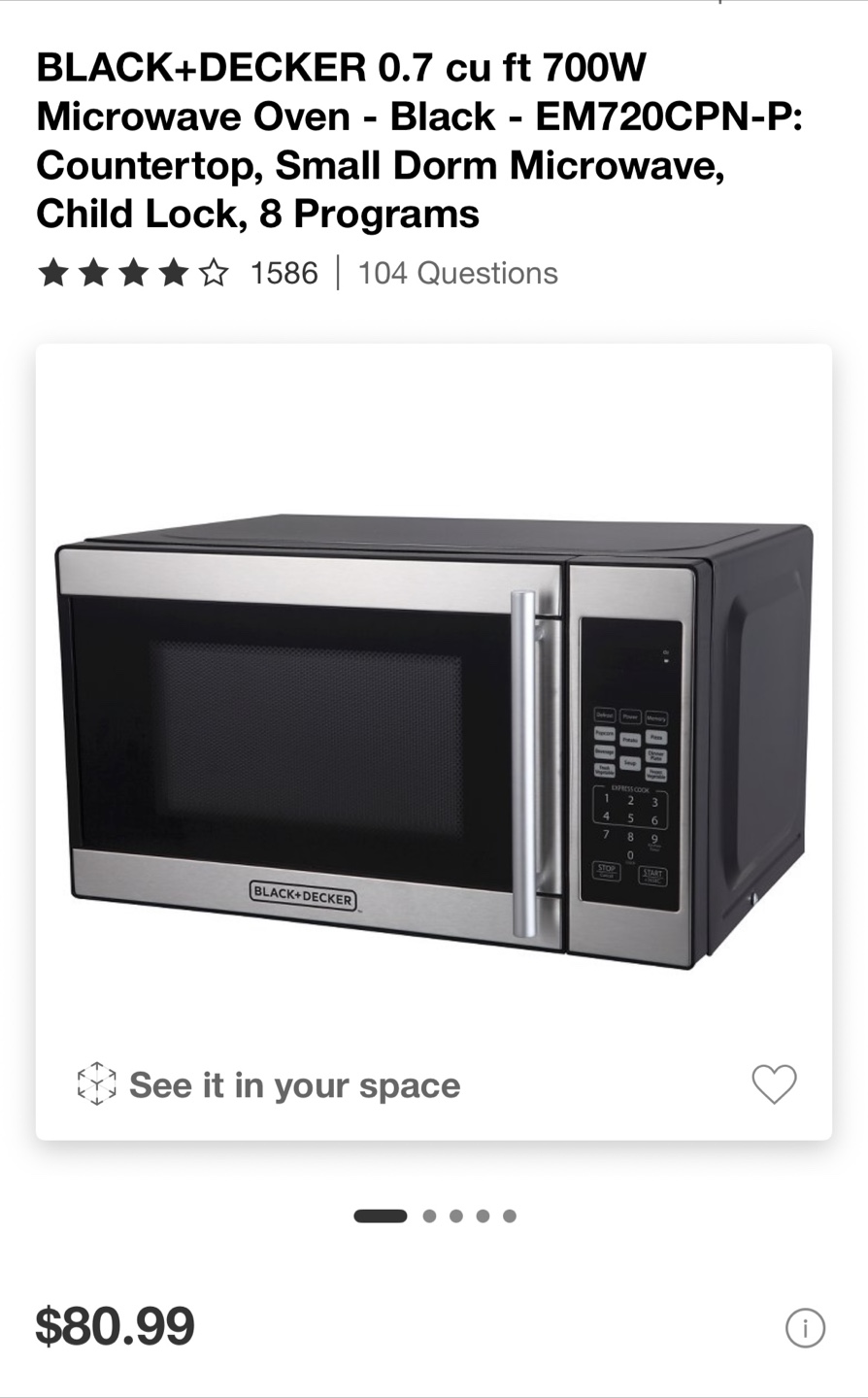 Black+Decker Microwave Oven - photo 2