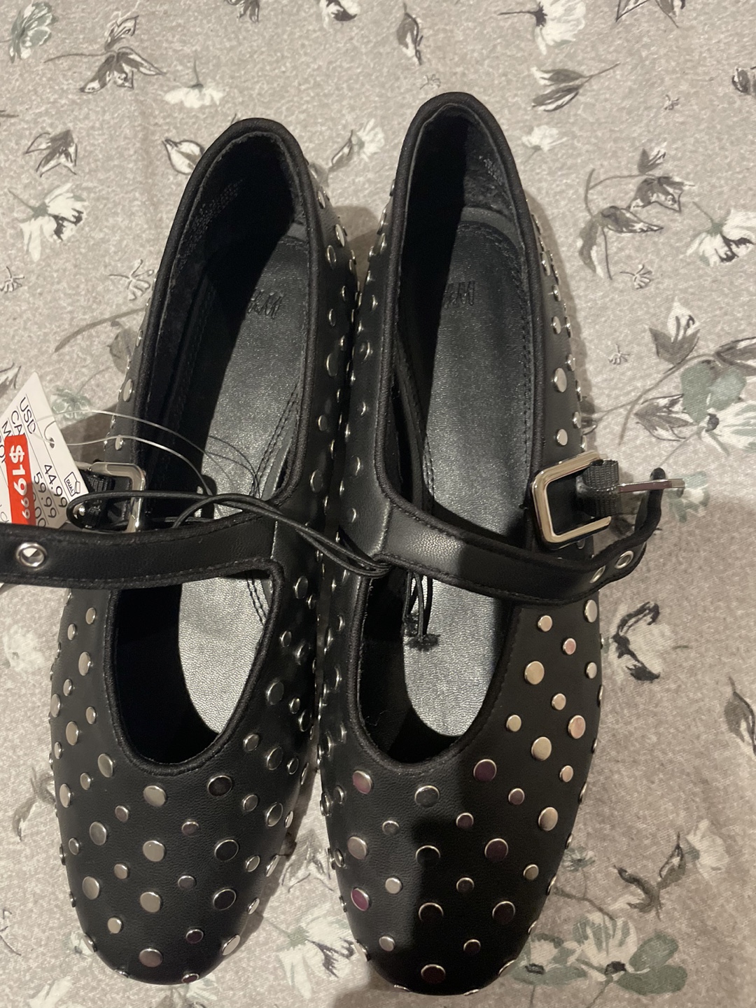 H&M Black Studded Flats - photo 2