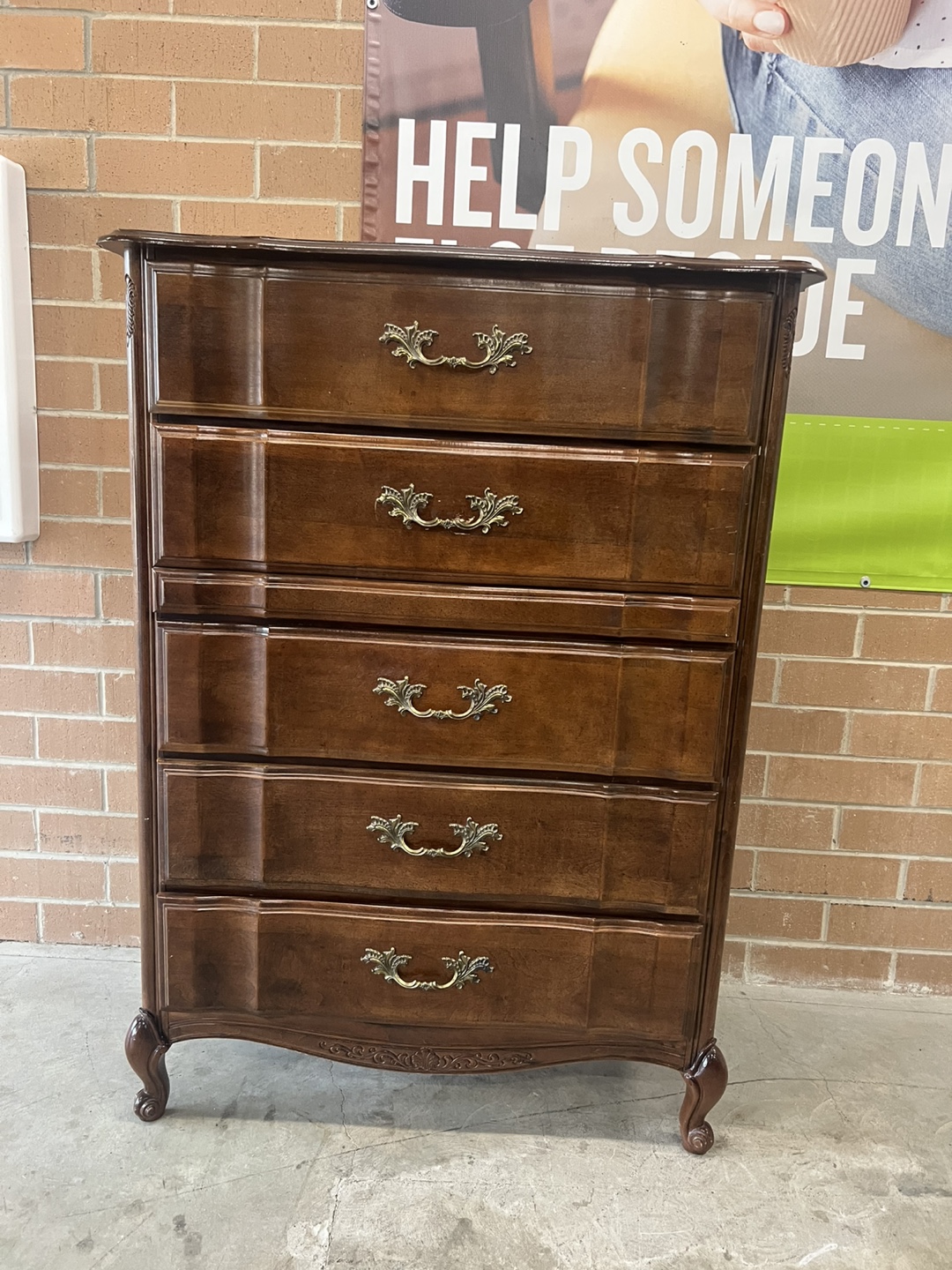 French Provincial Tallboy Dresser