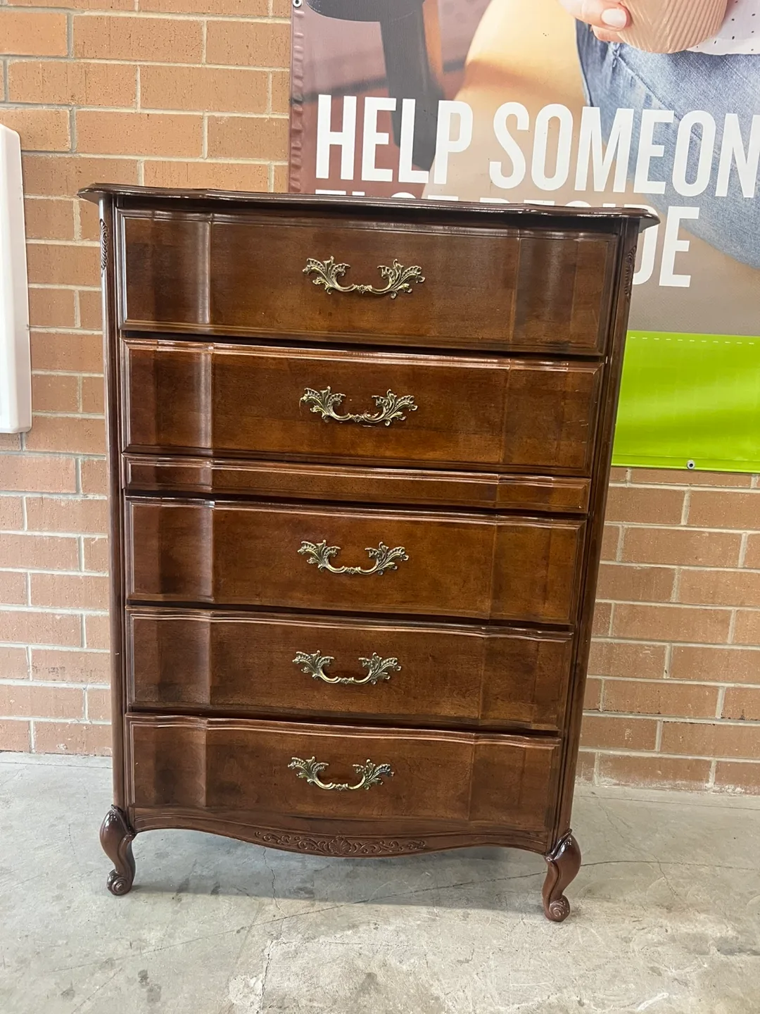 French Provincial Tallboy Dresser thumbnail