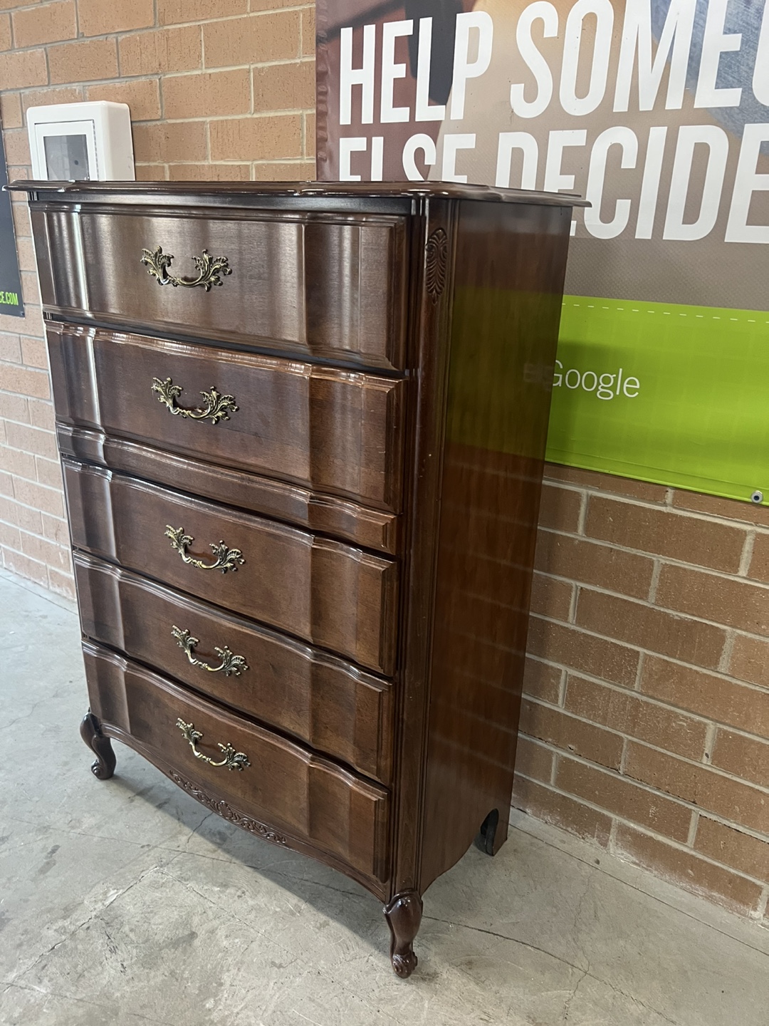French Provincial Tallboy Dresser - photo 3