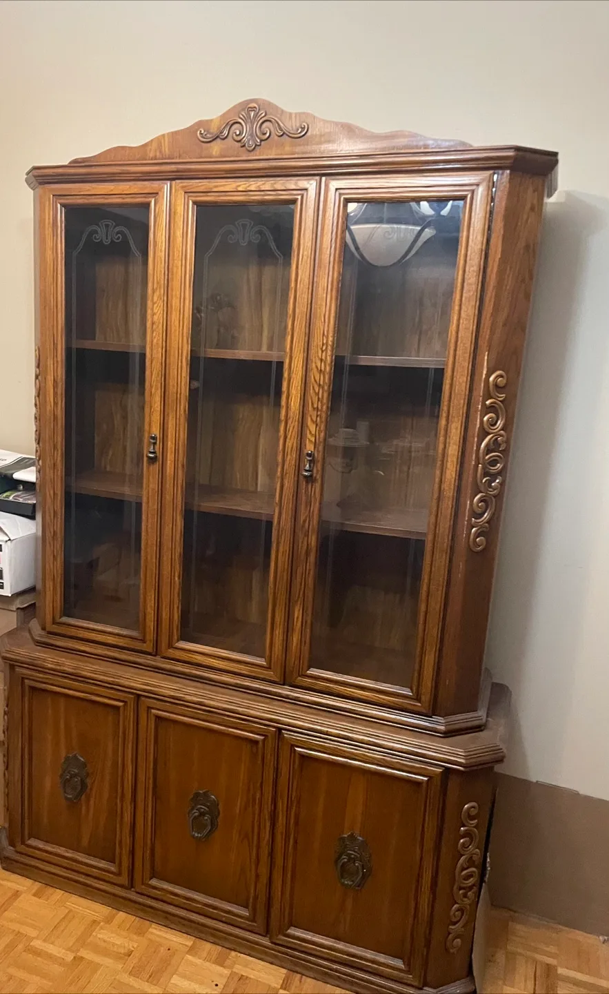Wooden Curio Cabinet thumbnail