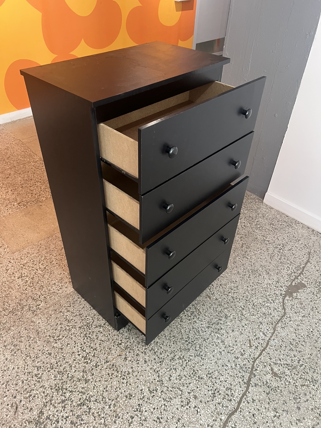 Black Dresser With Drawers - photo 2