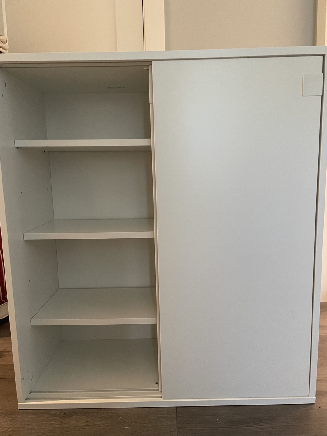 Ikea- White cabinet with sliding door - photo 2