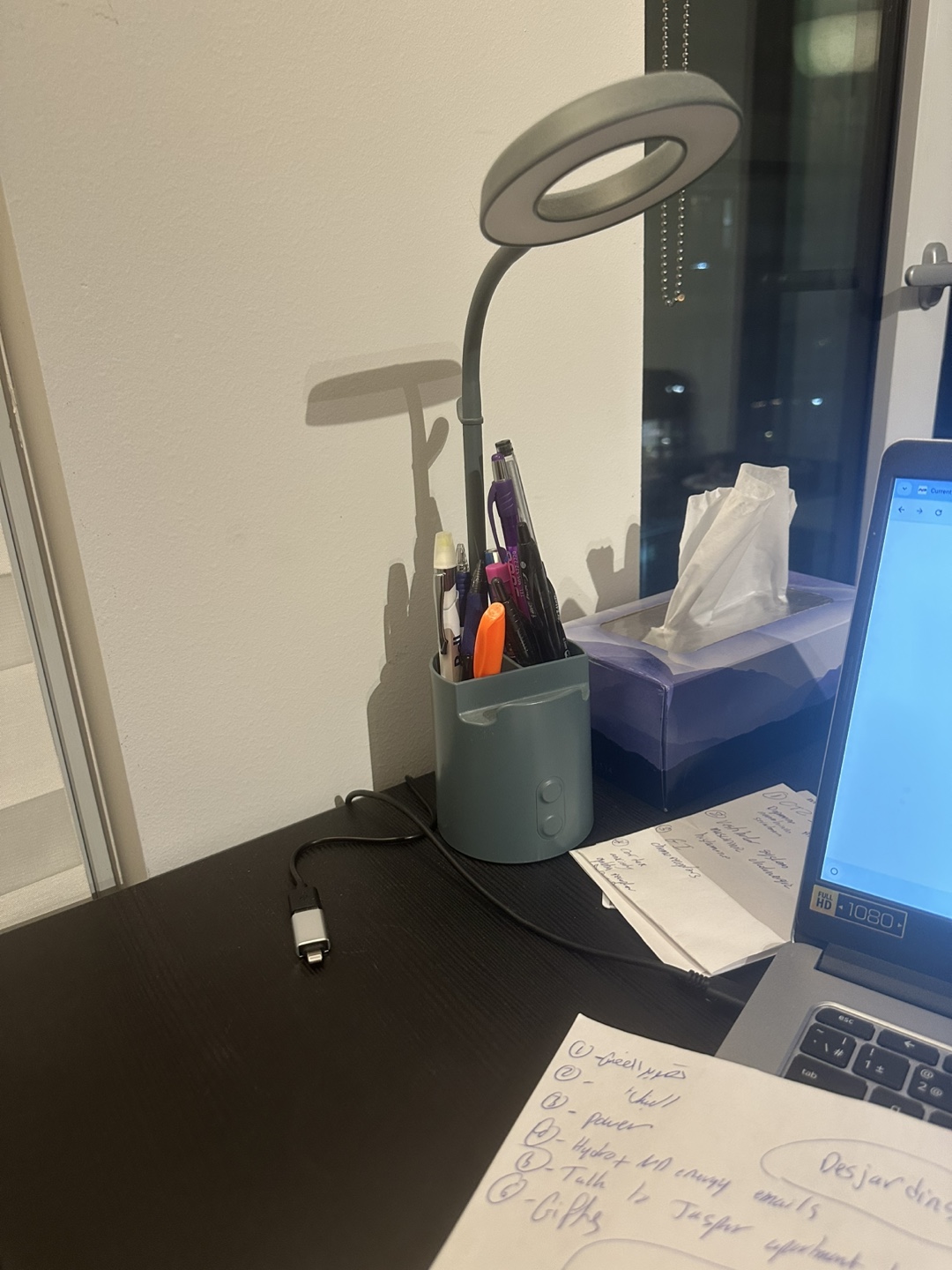 Desk Lamp with Pen Holder - photo 2