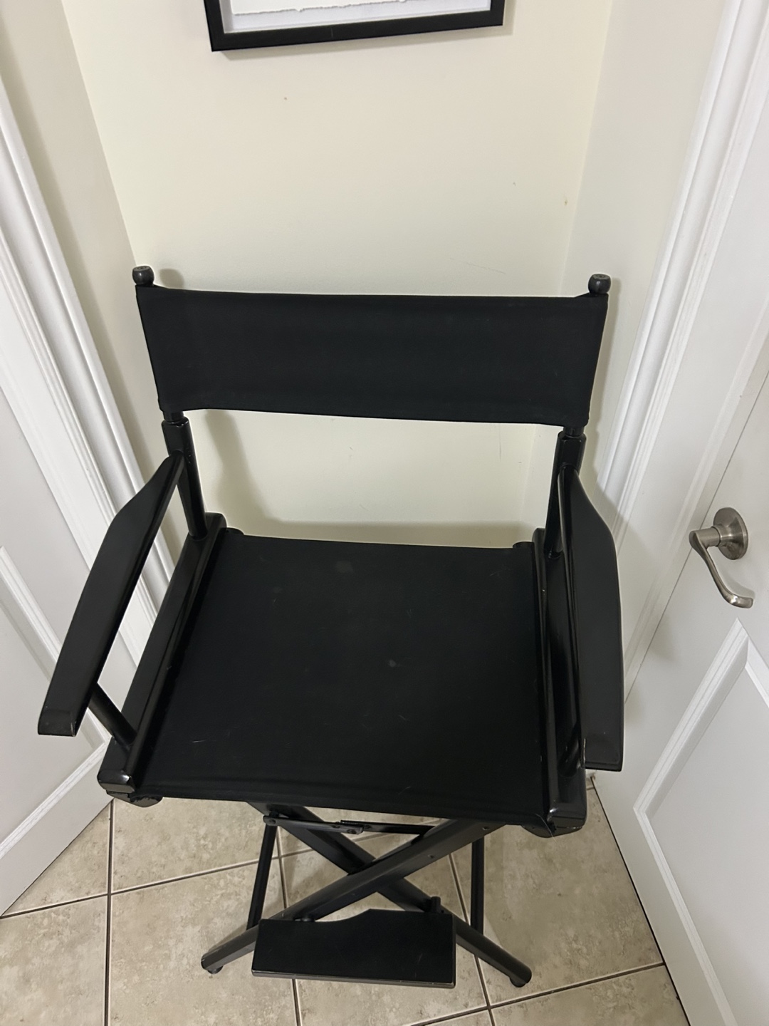 Black Director's/Make Up Chair - photo 3
