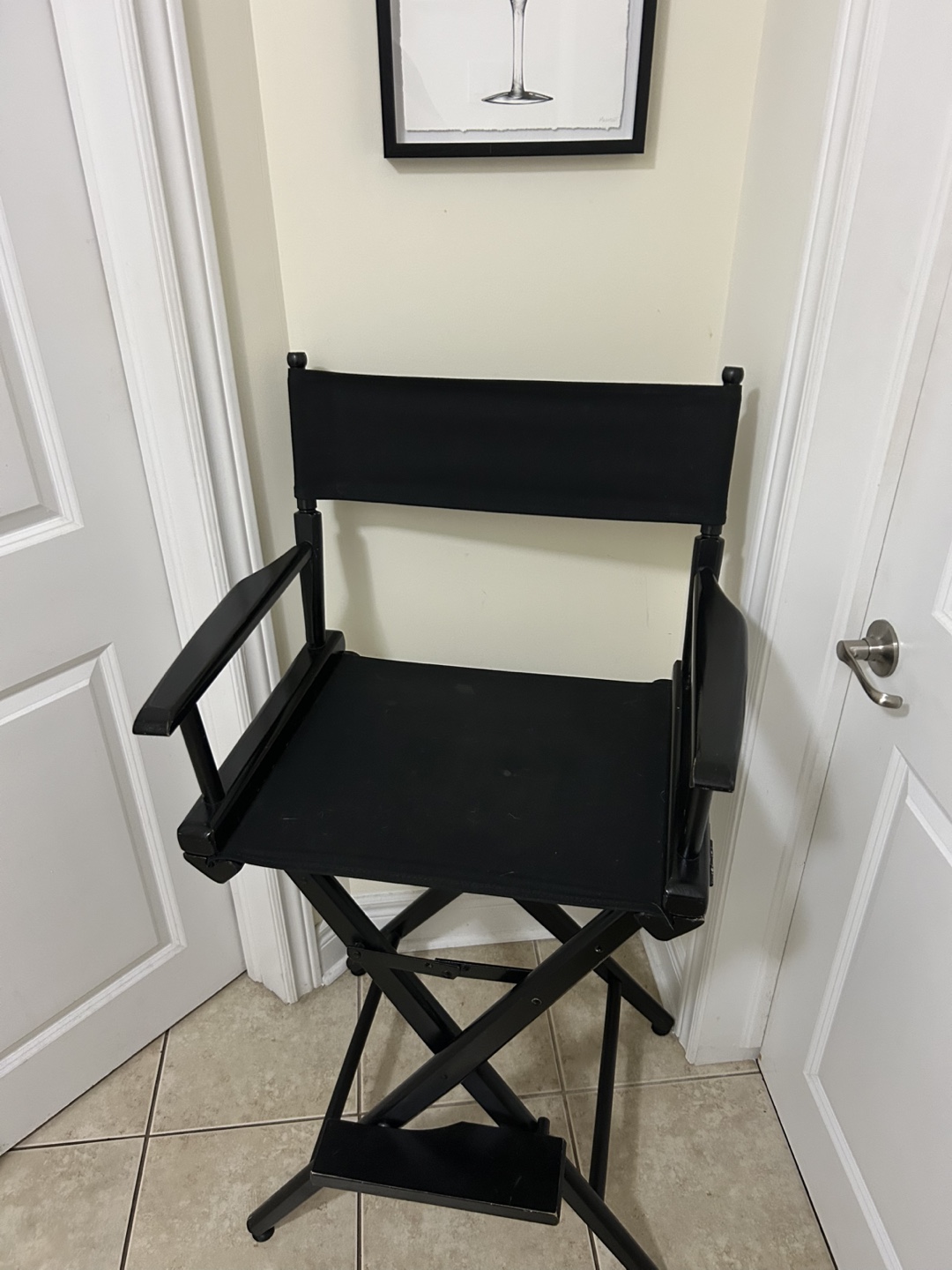 Black Director's/Make Up Chair - photo 2