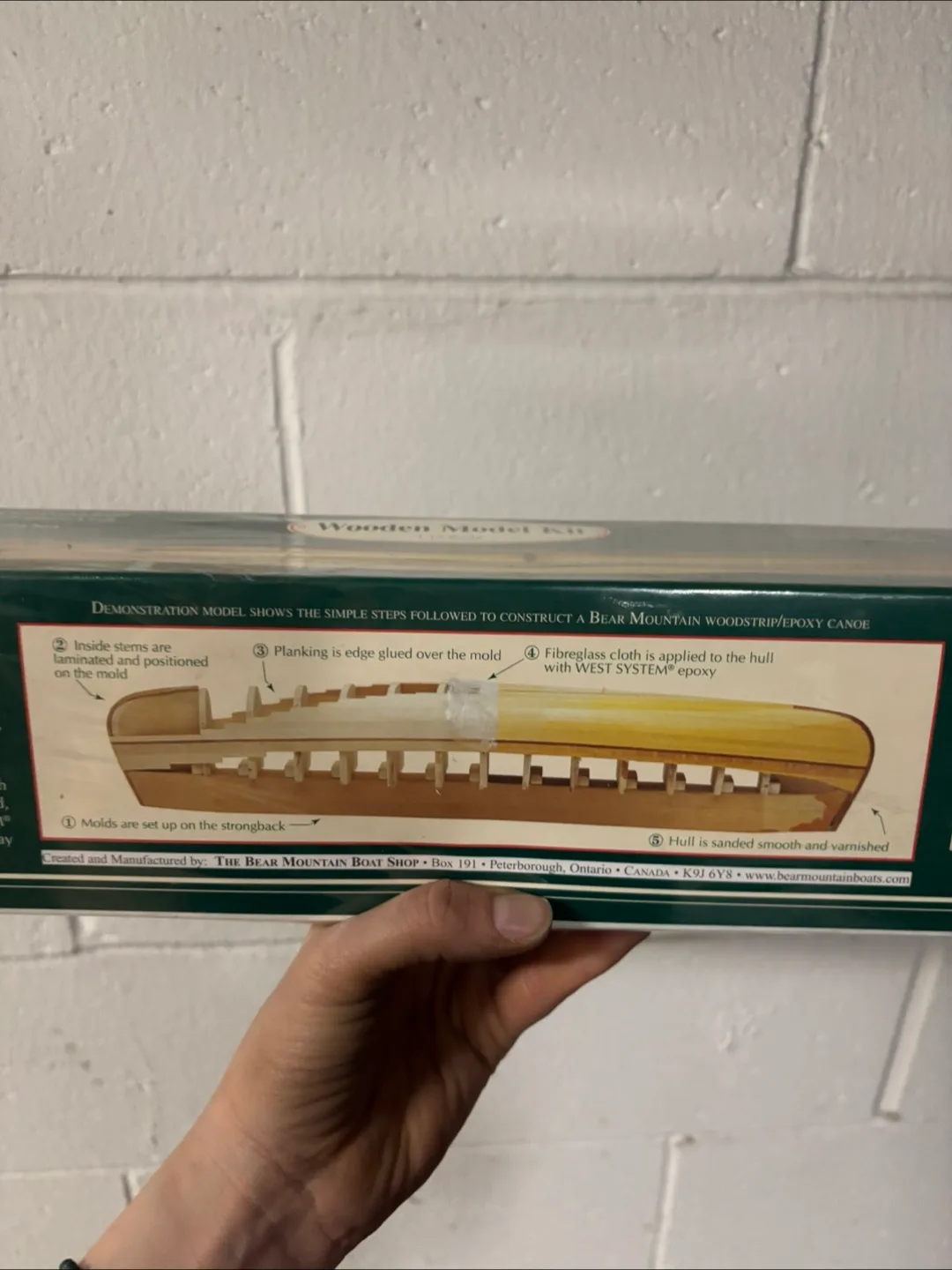 Bear Mountain Canoe Wooden Model Kit image indicator(4)