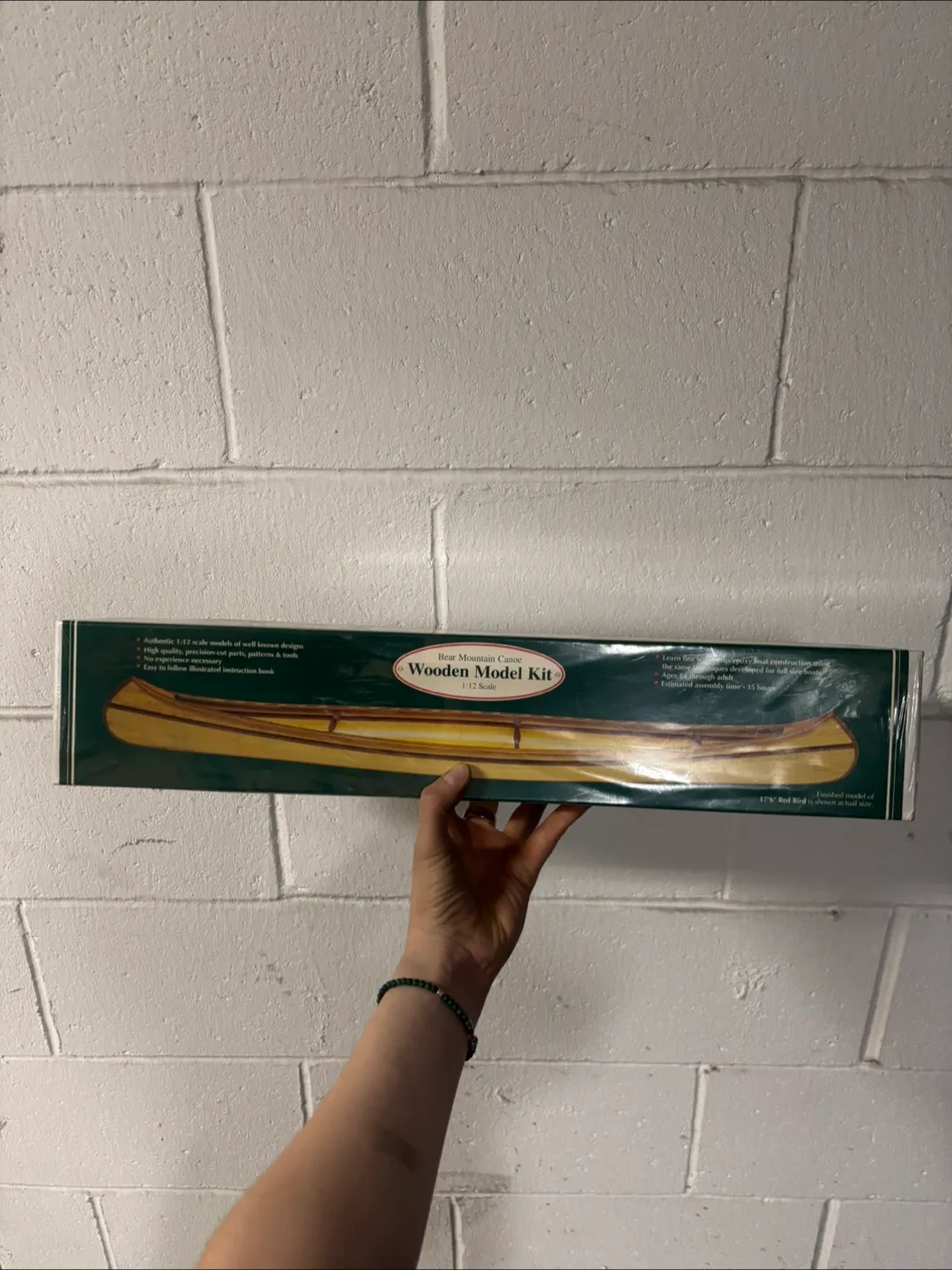 Bear Mountain Canoe Wooden Model Kit thumbnail