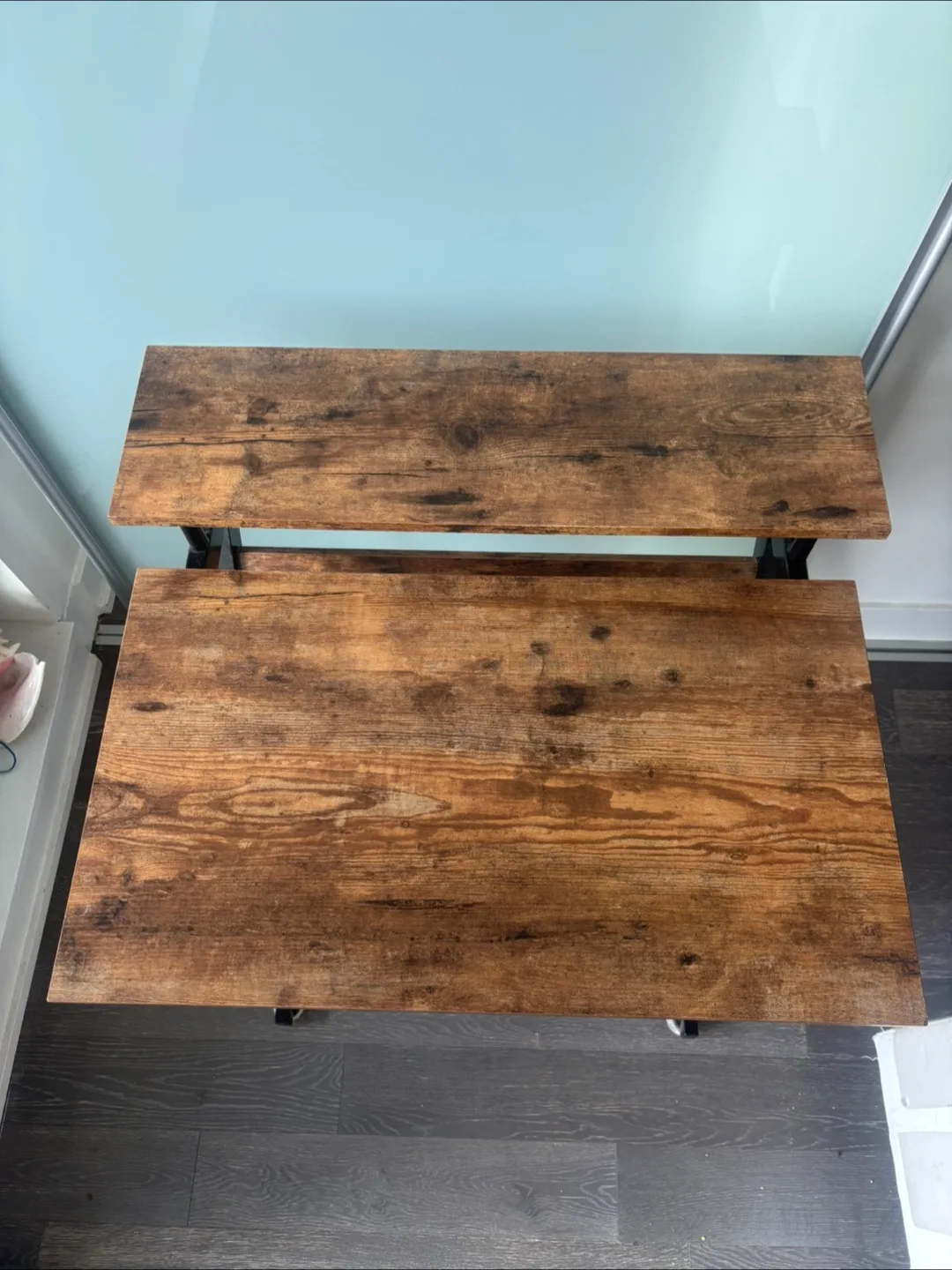 Condo sized Wooden Computer Desk image indicator(3)