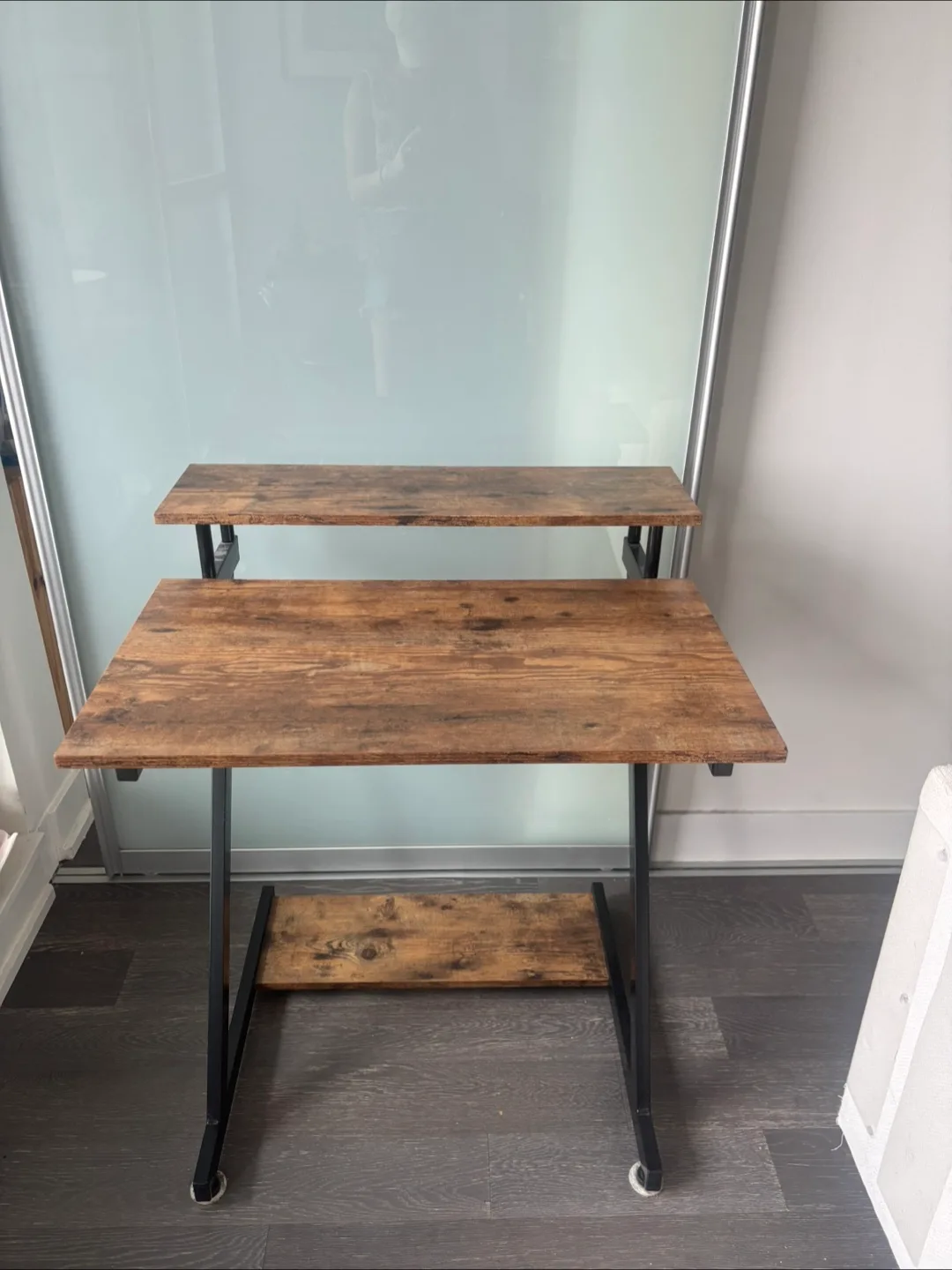 Condo sized Wooden Computer Desk thumbnail