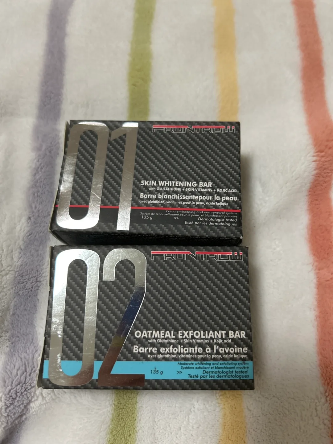 FRONT ROW Skin Whitening and Exfoliant Bars