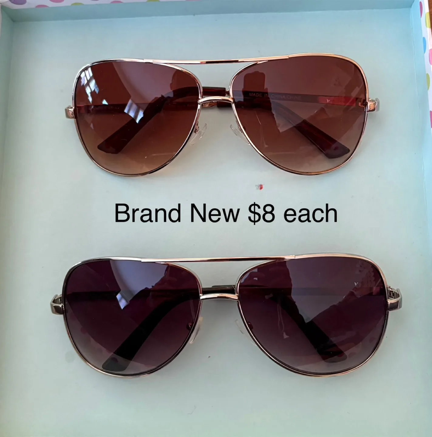 Brand New Aviator Sunglasses thumbnail