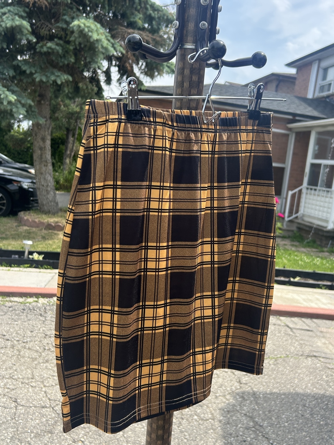 SHEIN Plaid Mini Skirt - photo 3