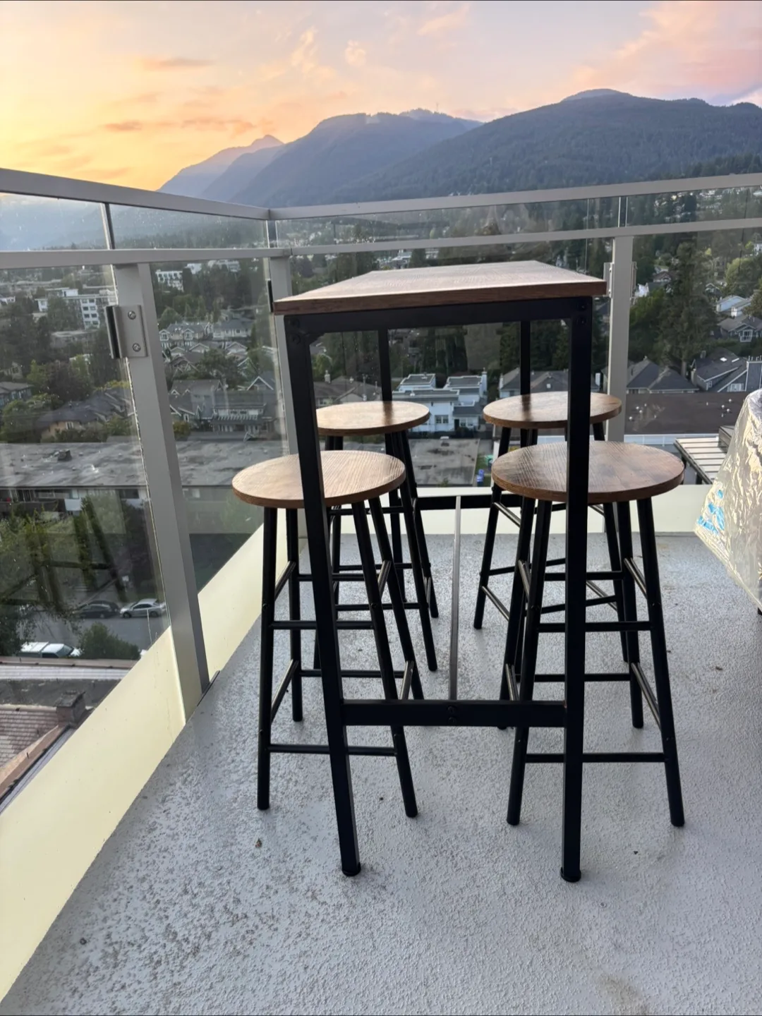 Bar Table with Stools thumbnail