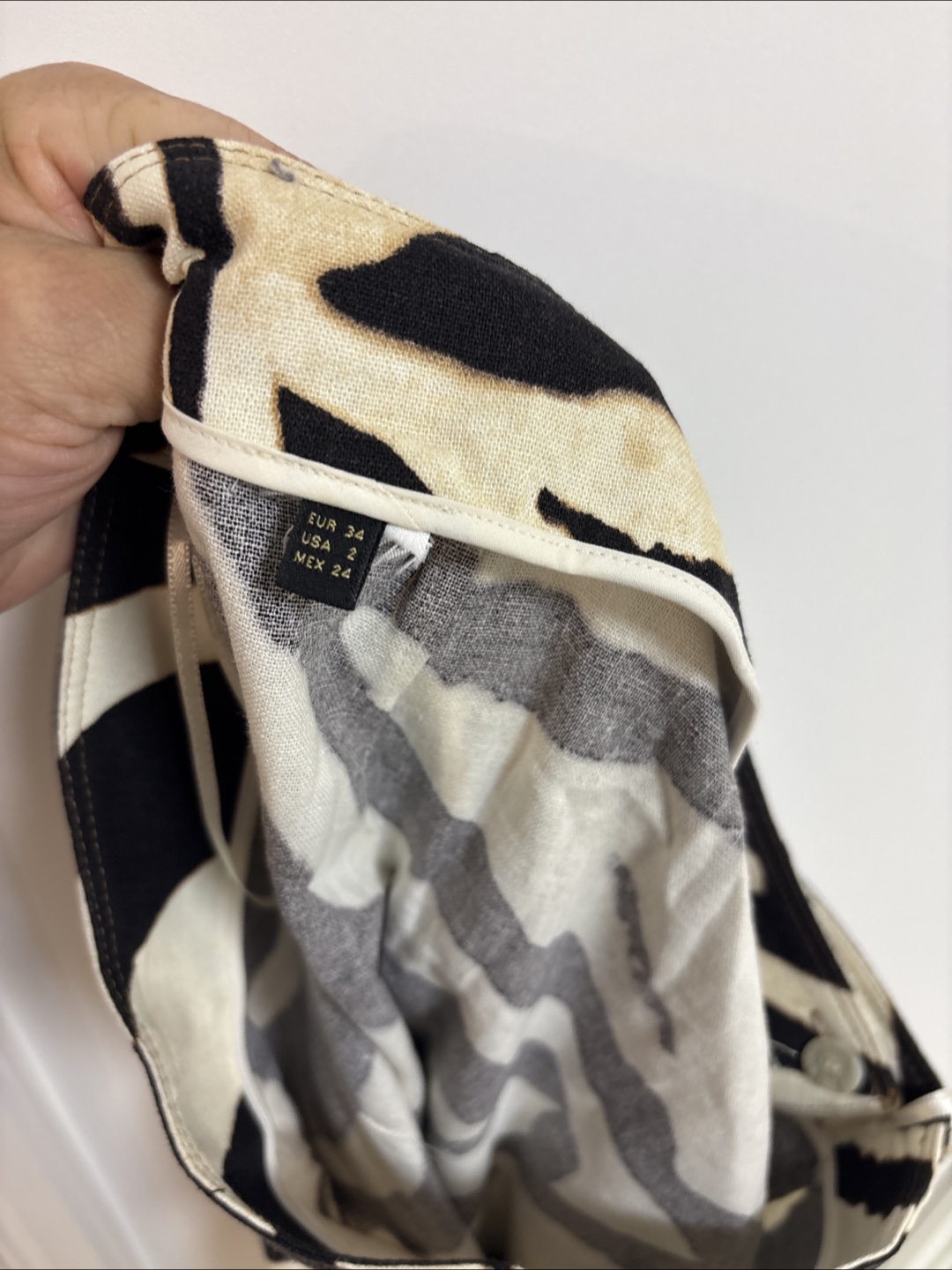 Massimo Dutti Zebra Print Skirt - photo 4