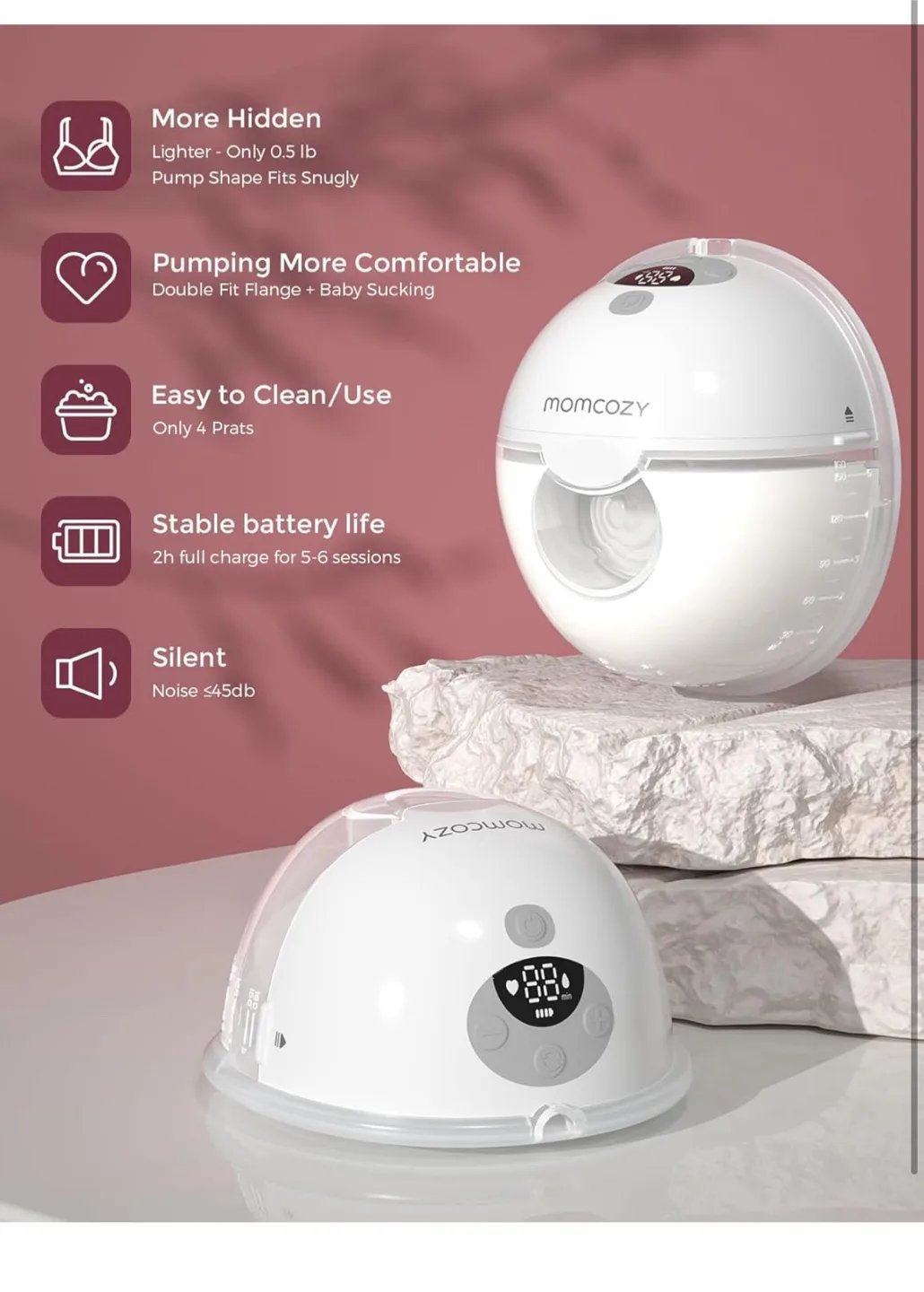 Brand New M5 Momcozy Breast Pump image indicator(2)