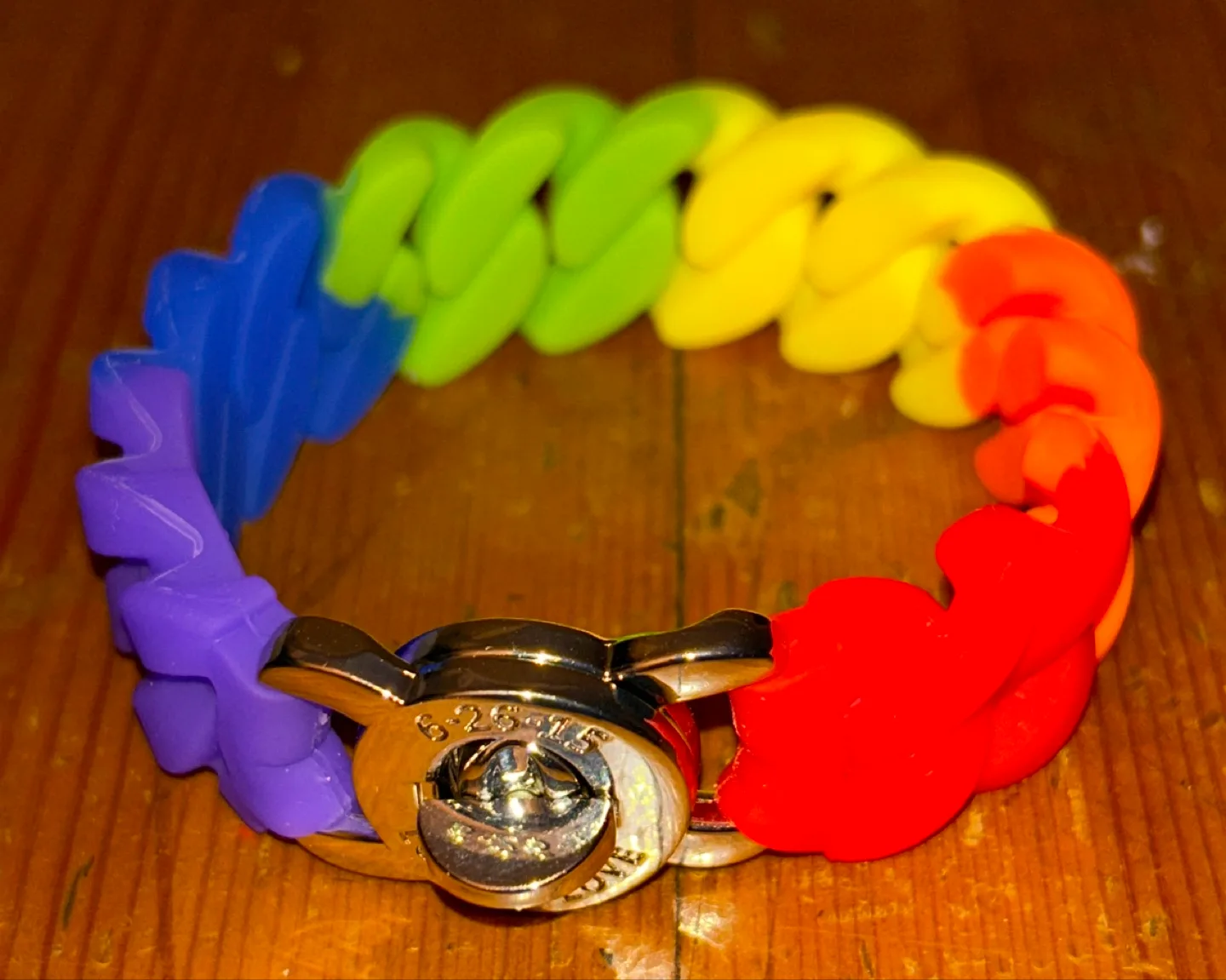 LOVE IS LOVE Collectible Pride Rainbow Bracelet image indicator(4)
