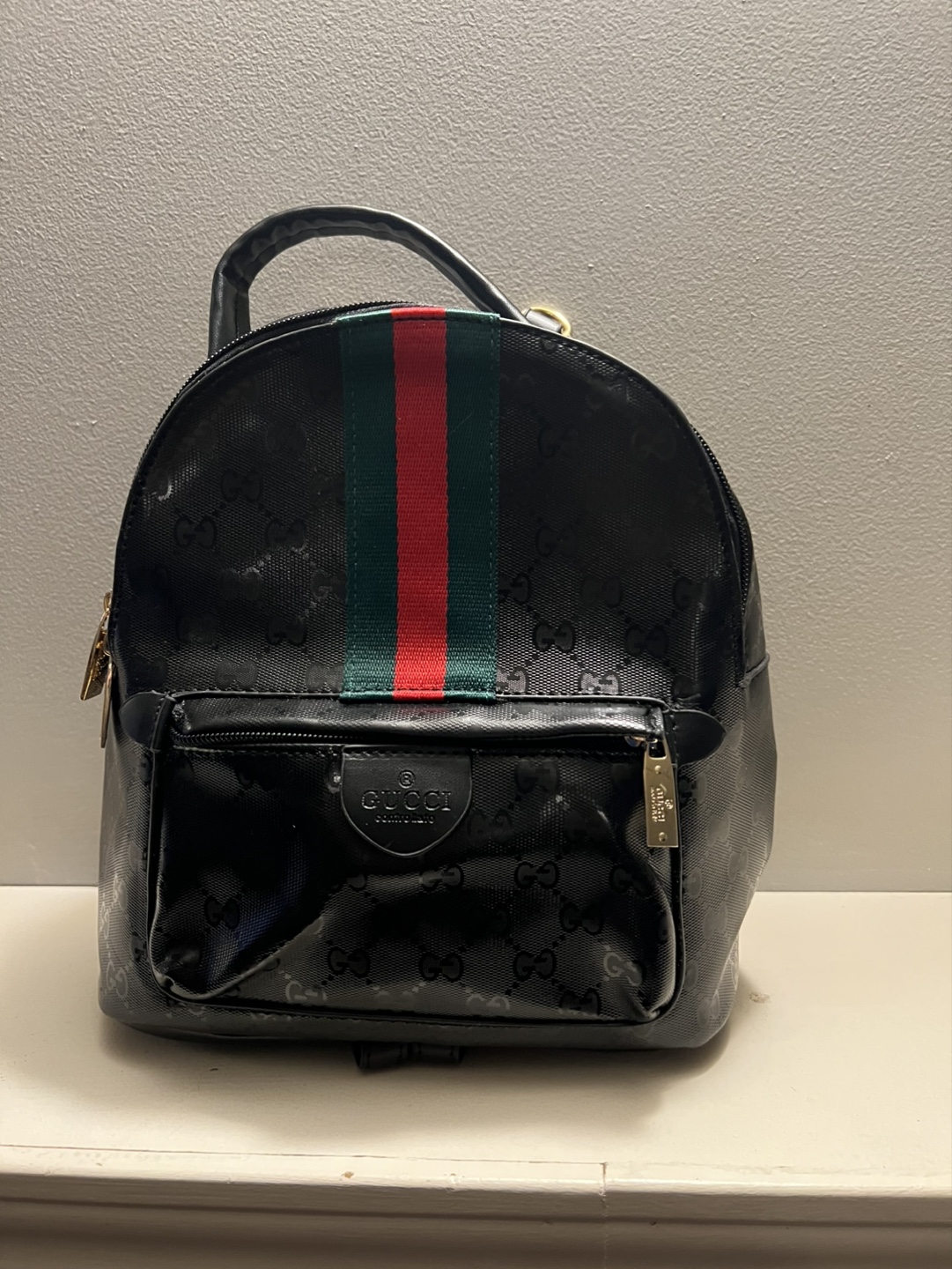 Gucci Black Backpack