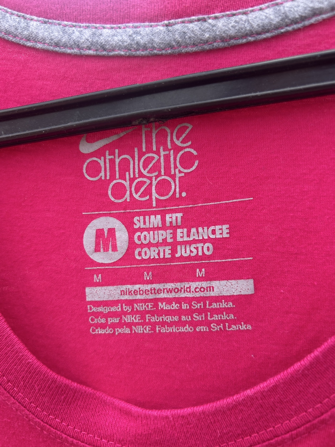 Nike Athletic Dept Pink T-Shirt - photo 2