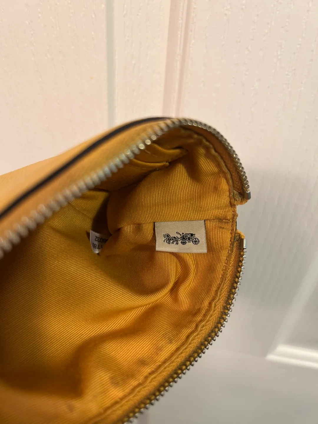 Coach Mustard Wristlet image indicator(4)