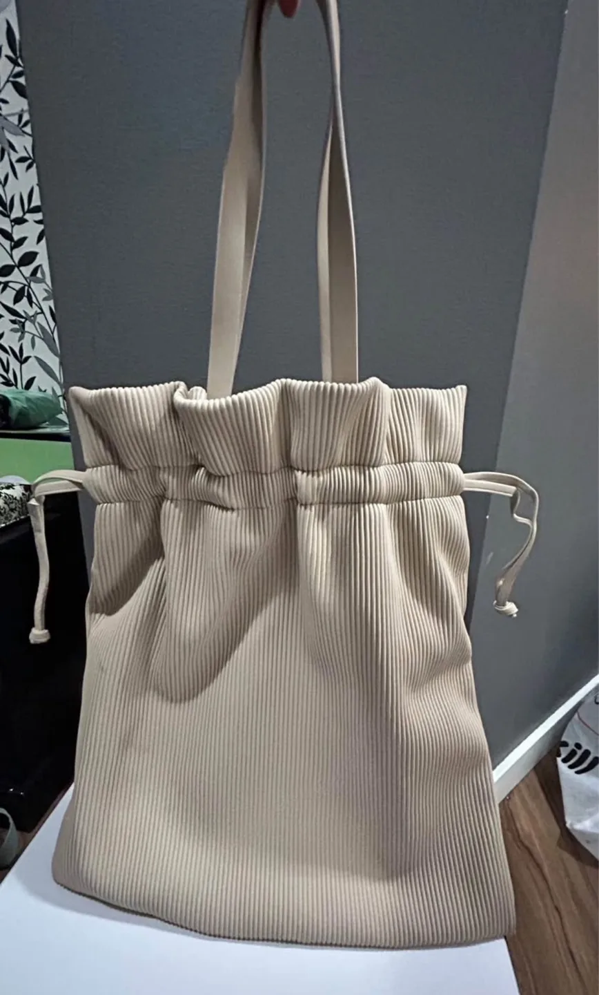 Oak + Fort Gathered Tote Bag thumbnail