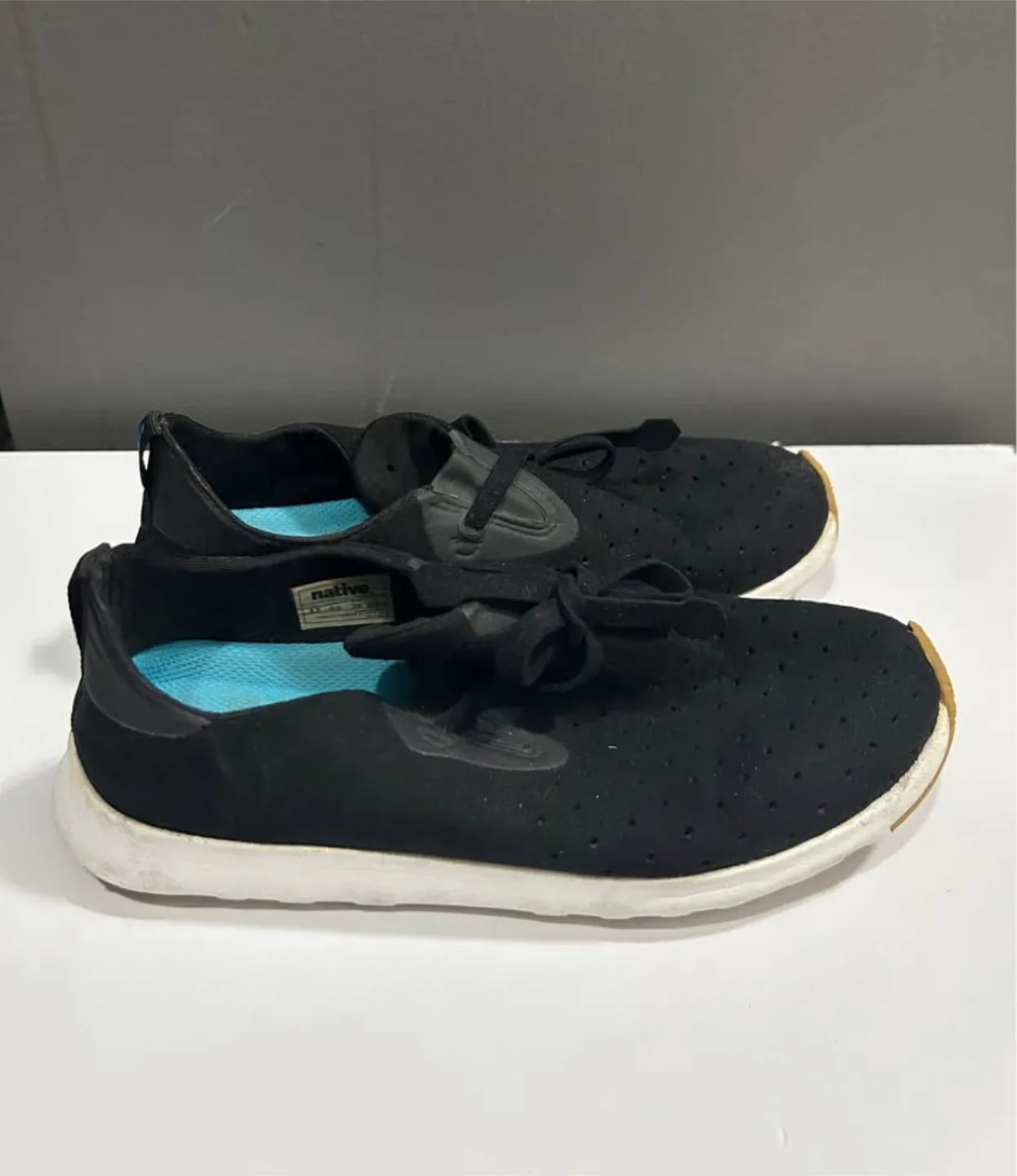 Native Black Perforated Sneakers thumbnail