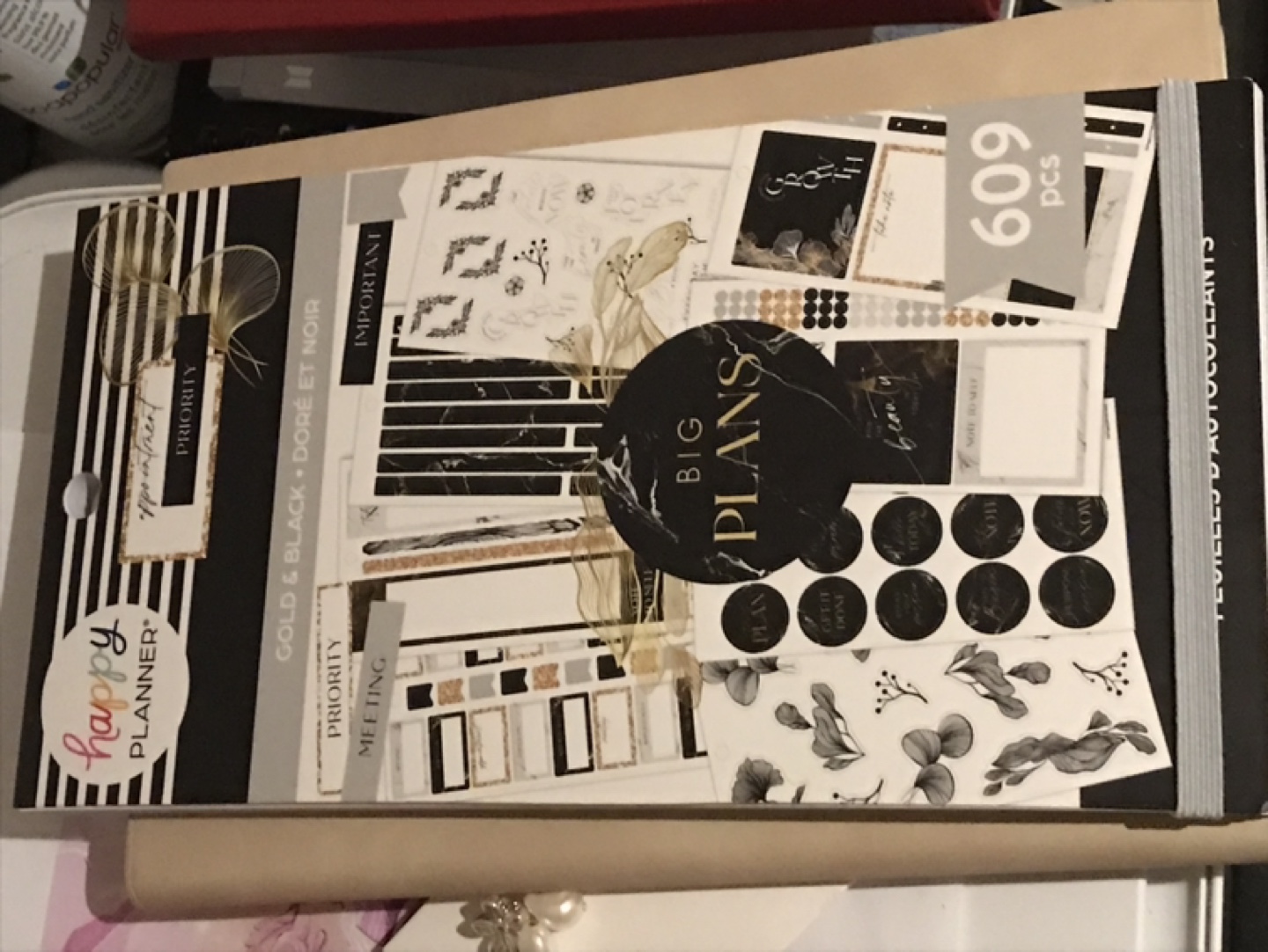 Planner Set, Journal, Stickers bundle pack