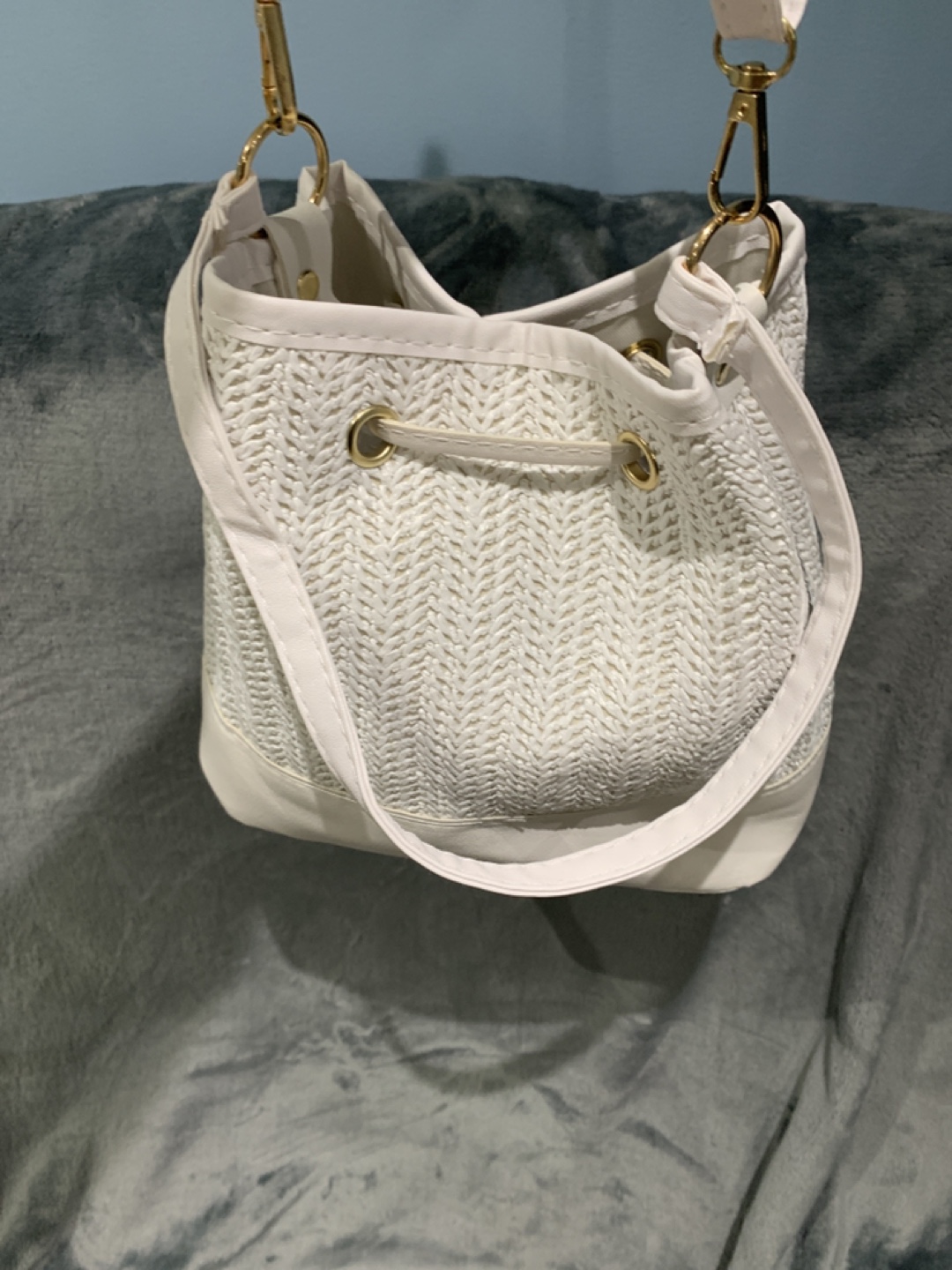White Bucket Handbag - photo 3