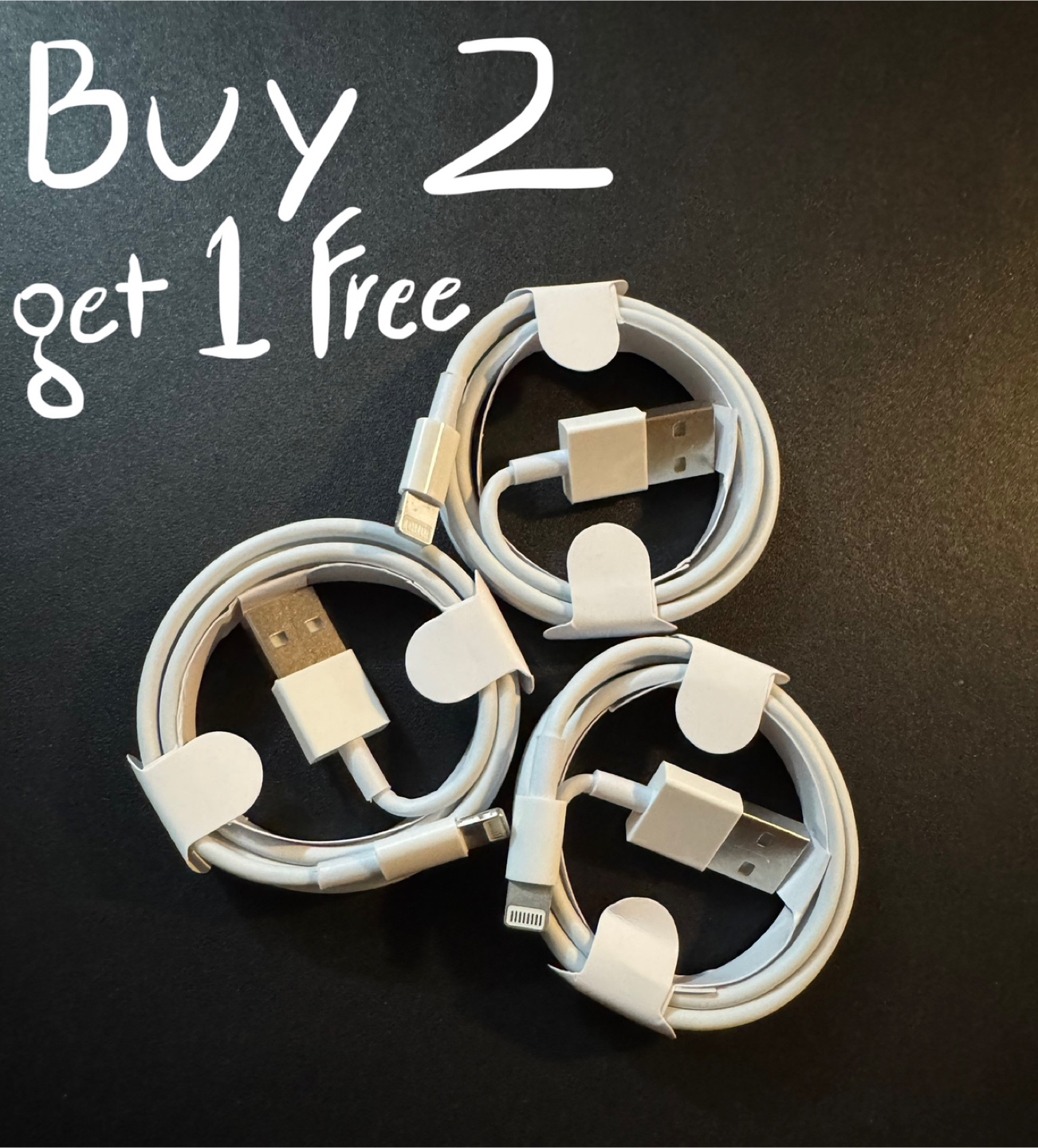 iPhone Lightning Cables - Buy 2 Get 1 Free