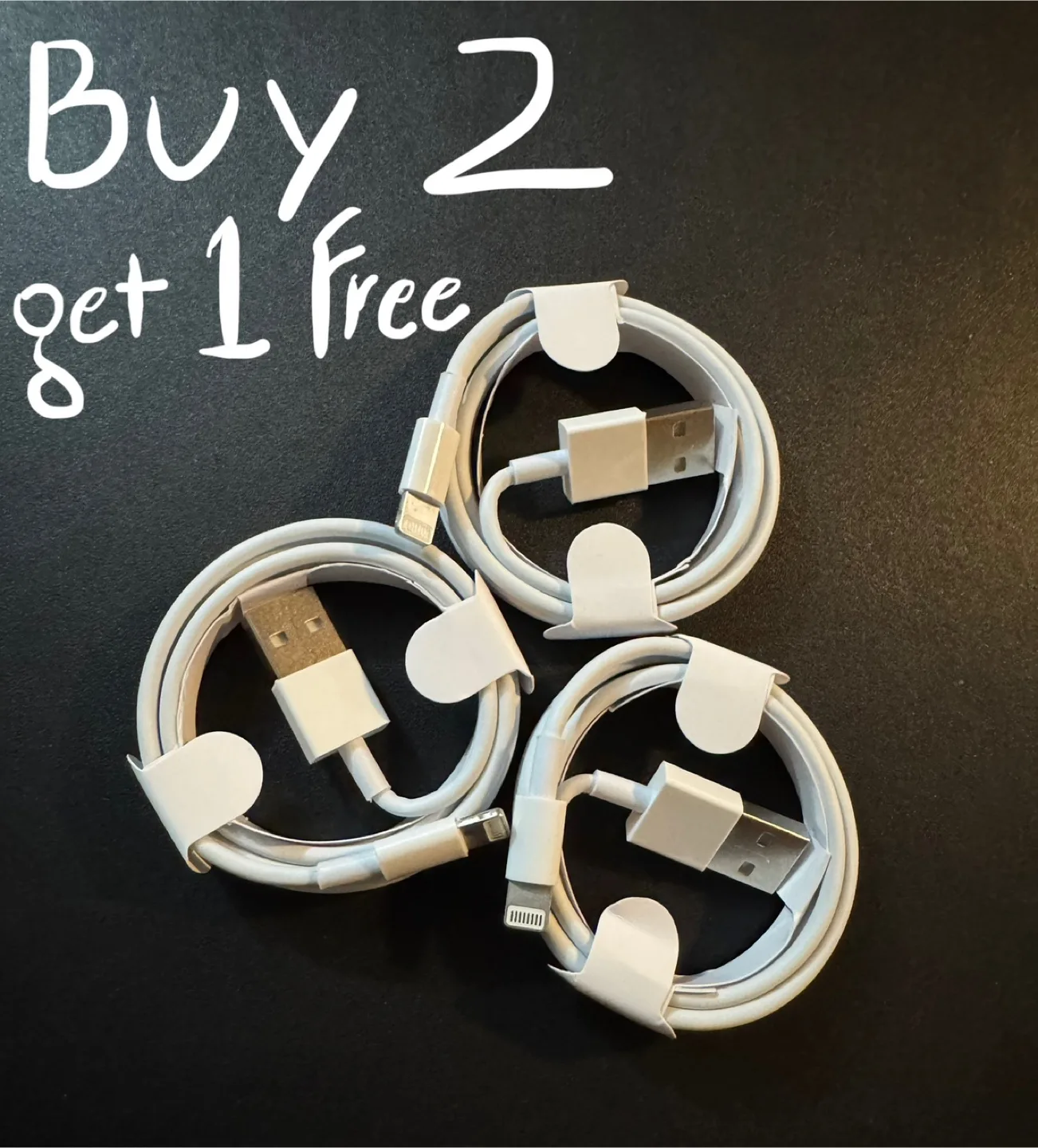 iPhone Lightning Cables - Buy 2 Get 1 Free thumbnail
