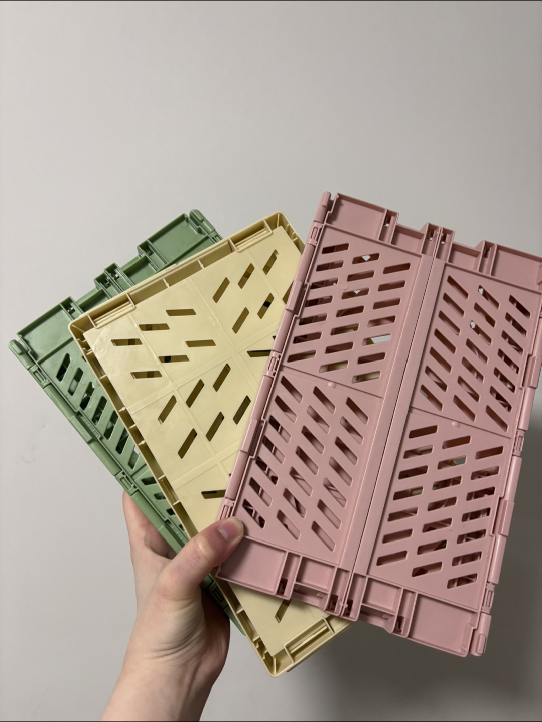 Set of Folding Storage Crates