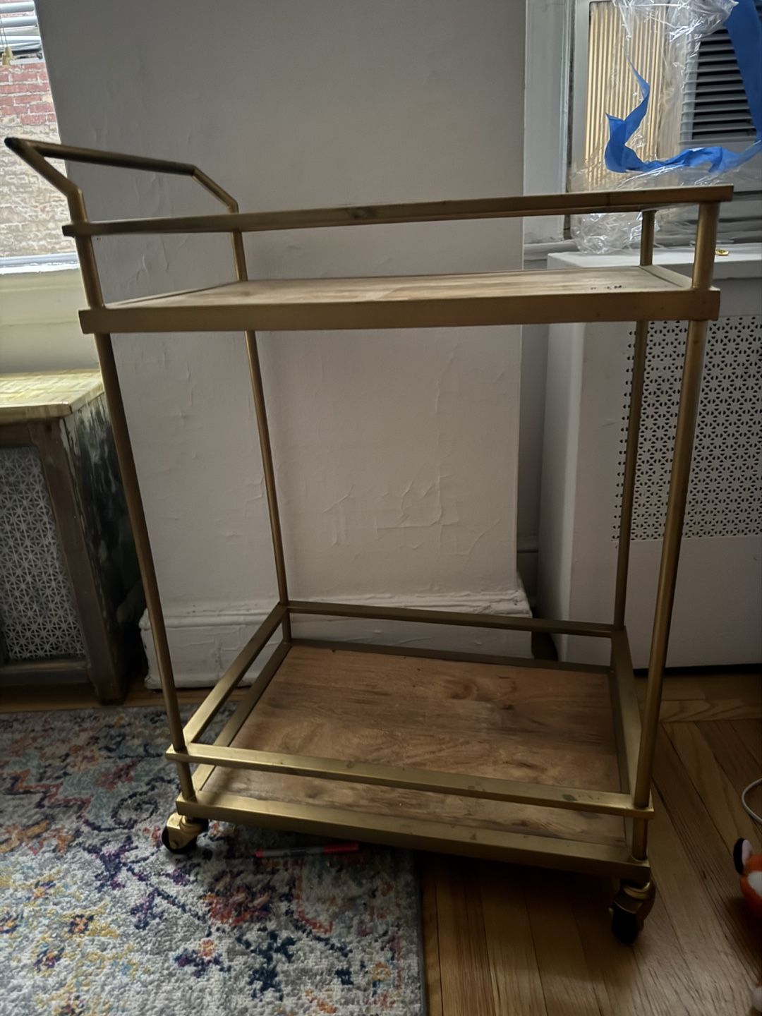Gold Rolling Cart