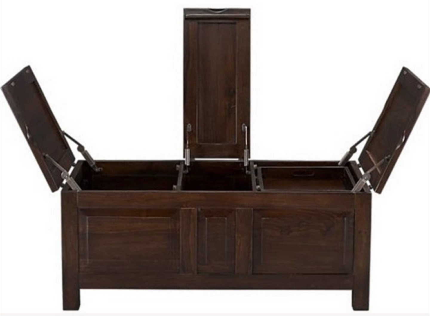 Wooden Crate & Barrel Storage Chest