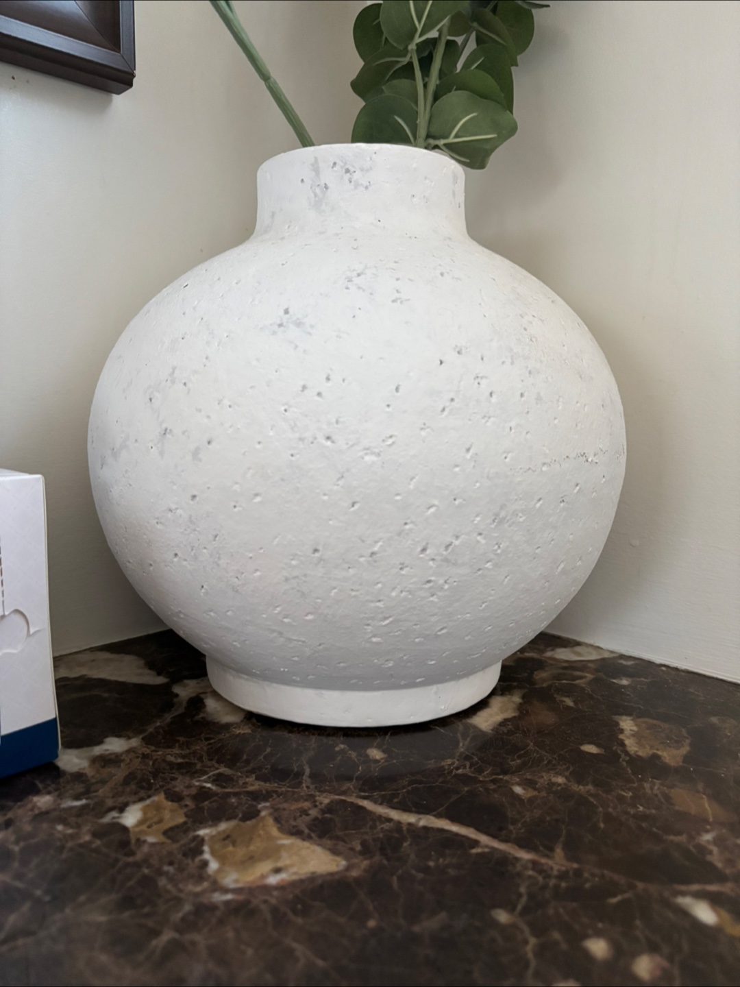 Crate & Barrel Matte White Vase - photo 2