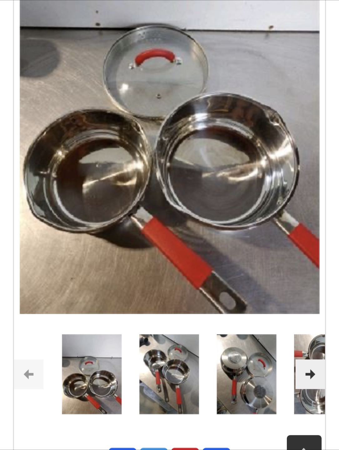 Stainless Steel Sauce Pans Set