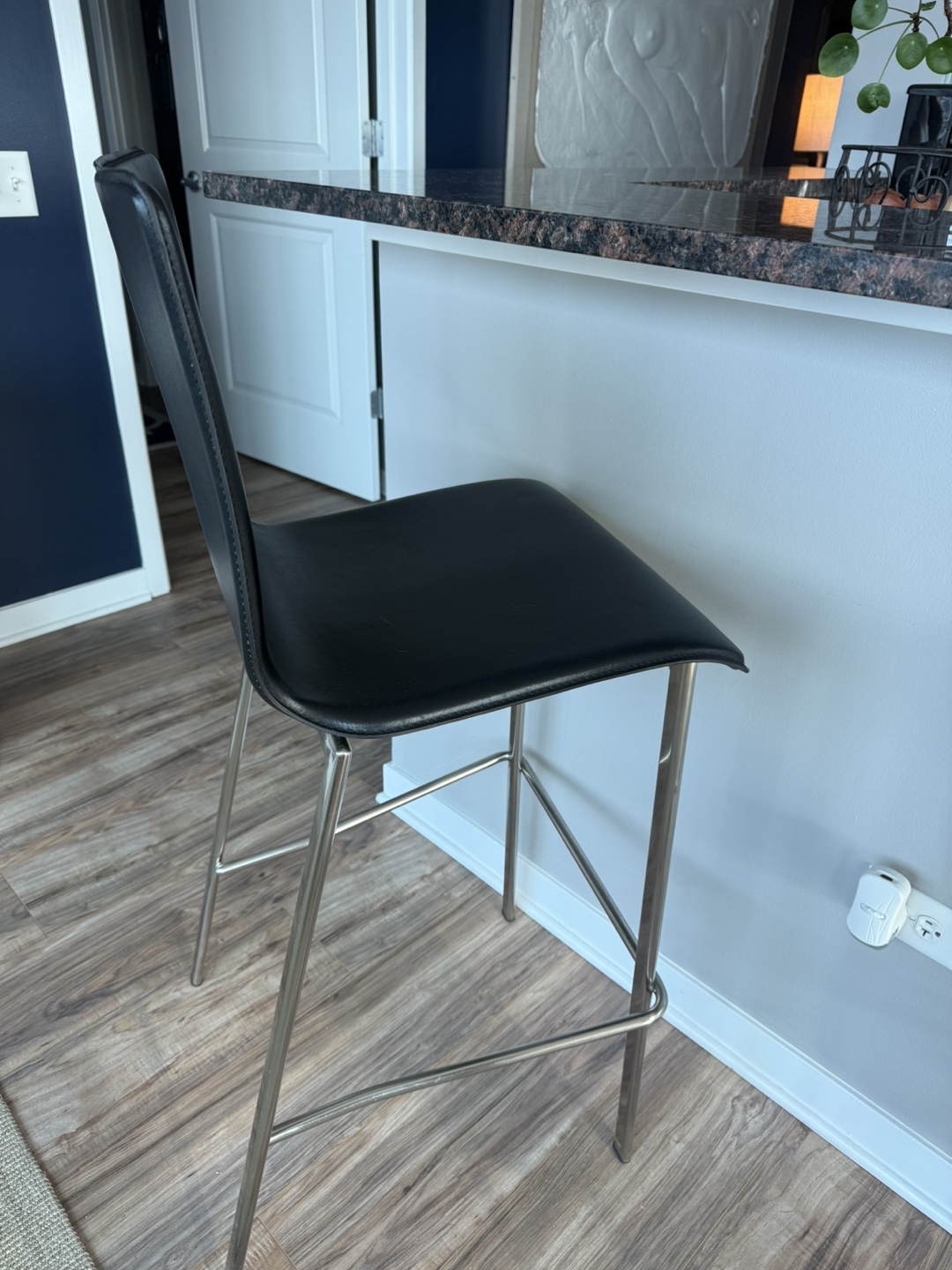 Black Counter Stool - photo 2