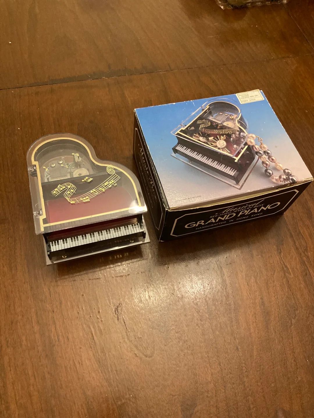 Vintage Grand Piano Jewellery Box thumbnail