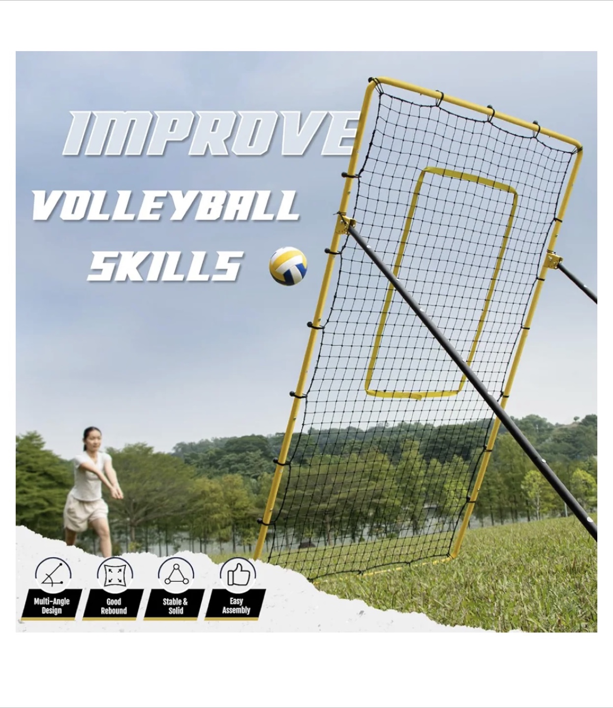 Newbyinn Volleyball Rebounder