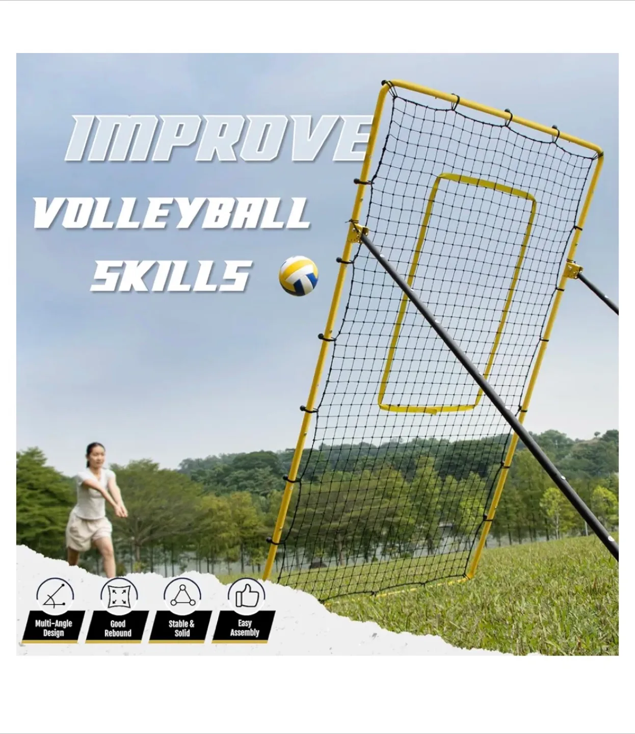 Newbyinn Volleyball Rebounder thumbnail