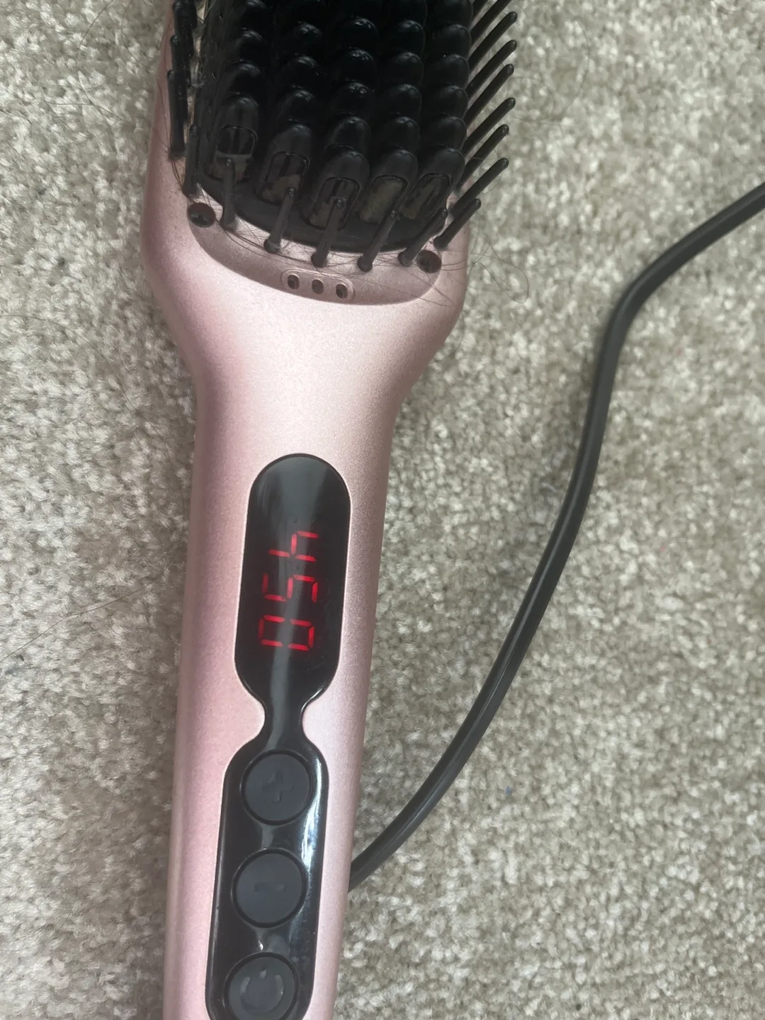 Megawise Ionic Hair Straightener Brush image indicator(6)