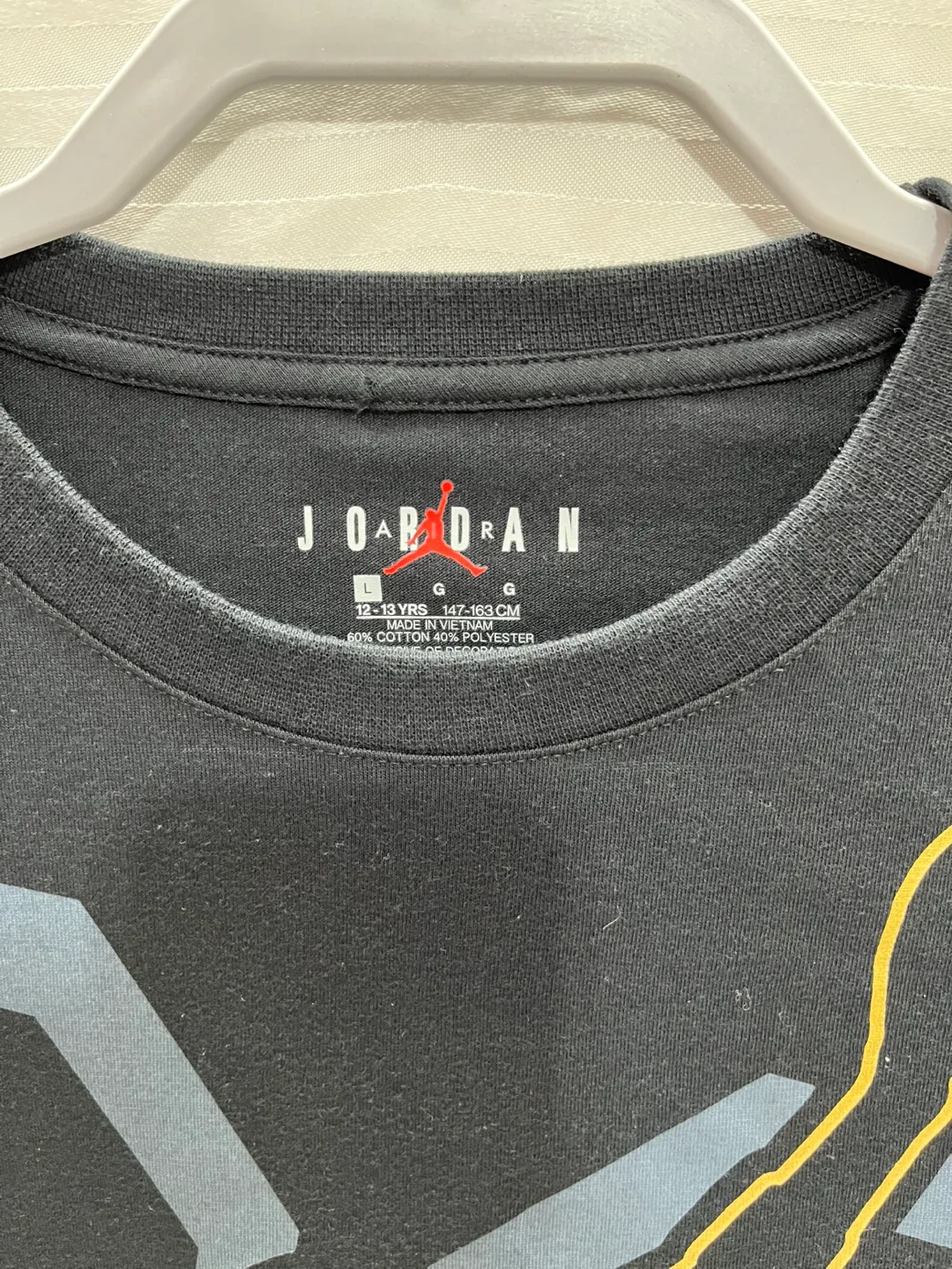 Youth Jordan Tee - Black/Gold Large image indicator(2)