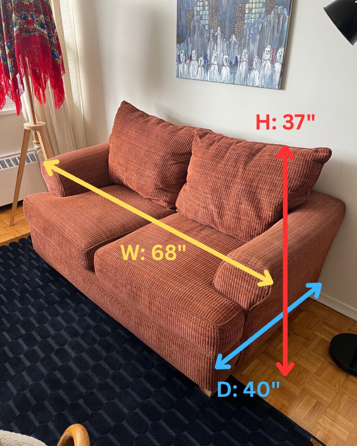 Loveseat Sofa Couch - photo 2